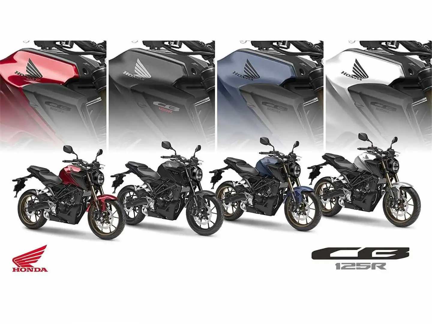 Honda CB 125R verschiedene Farben sofort verfügbar! Plateado - 1