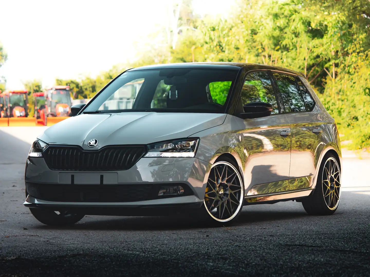 Skoda Fabia Monte Carlo Colour Concept 1,0 TSI Grau - 1