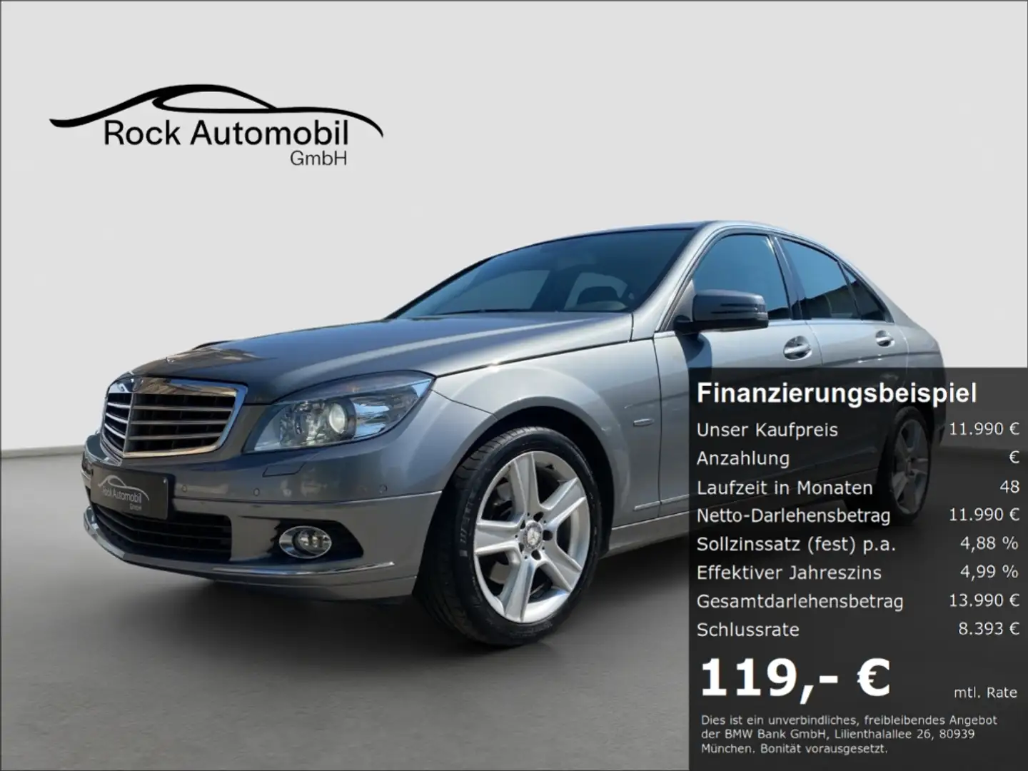 Mercedes-Benz C 230 7G-TRONIC Bi-Xenon H&K Argent - 1
