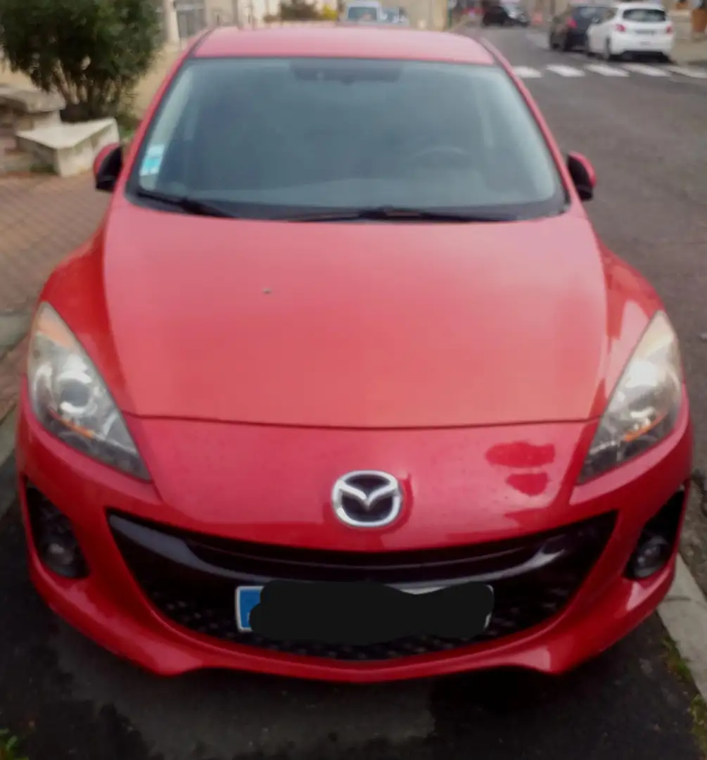 Mazda 3 2.2 MZR dynamique 185ch rouge Rouge - 1
