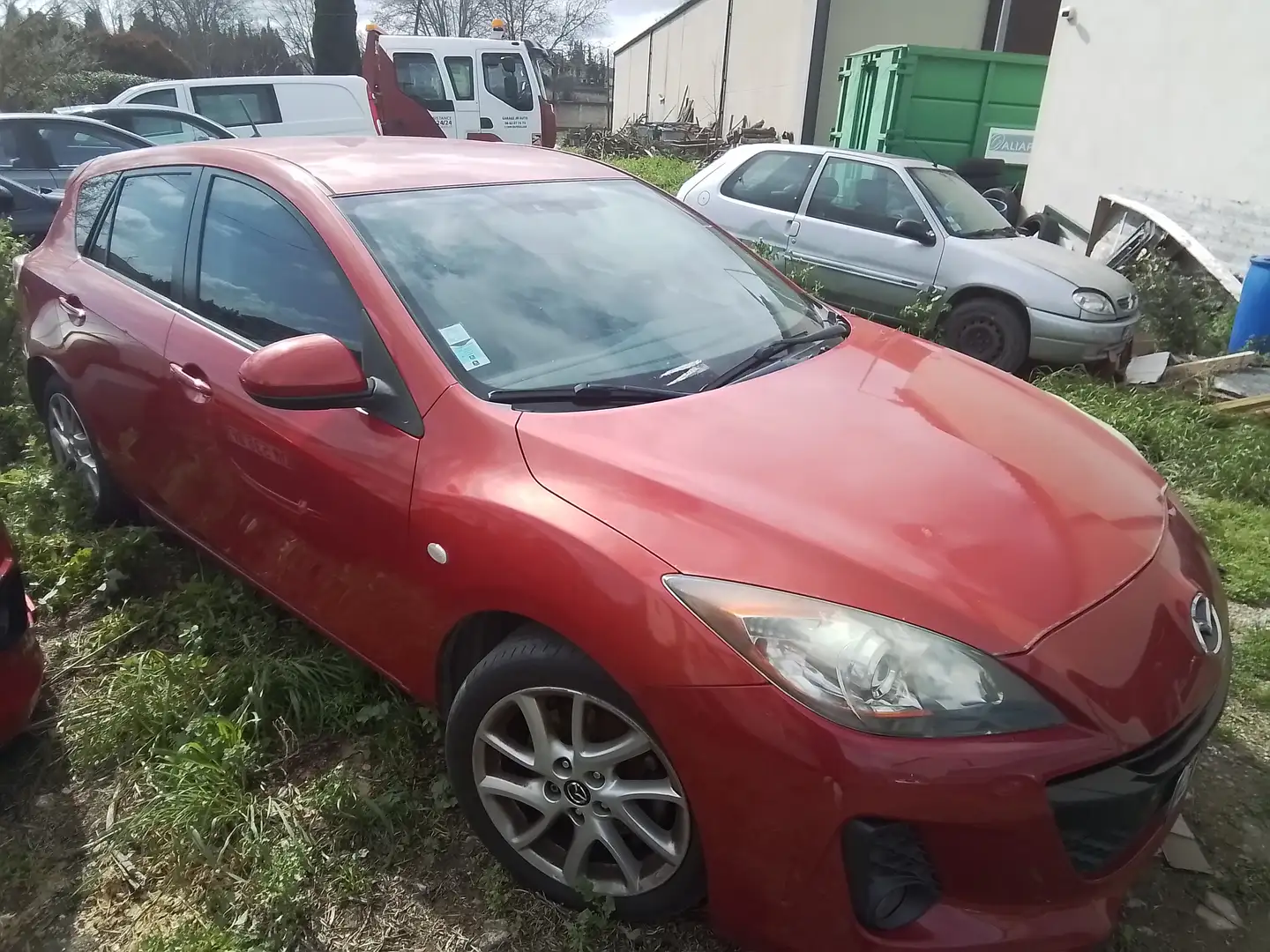 Mazda 3 2.2 MZR dynamique 185ch rouge Rouge - 2