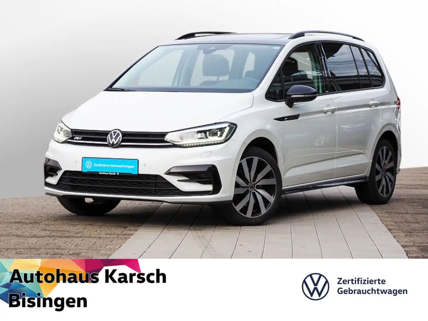 Volkswagen Touran 1.5 TSI DSG Highline  AHK, NAVI, 7-Sitzer Weiß - 1