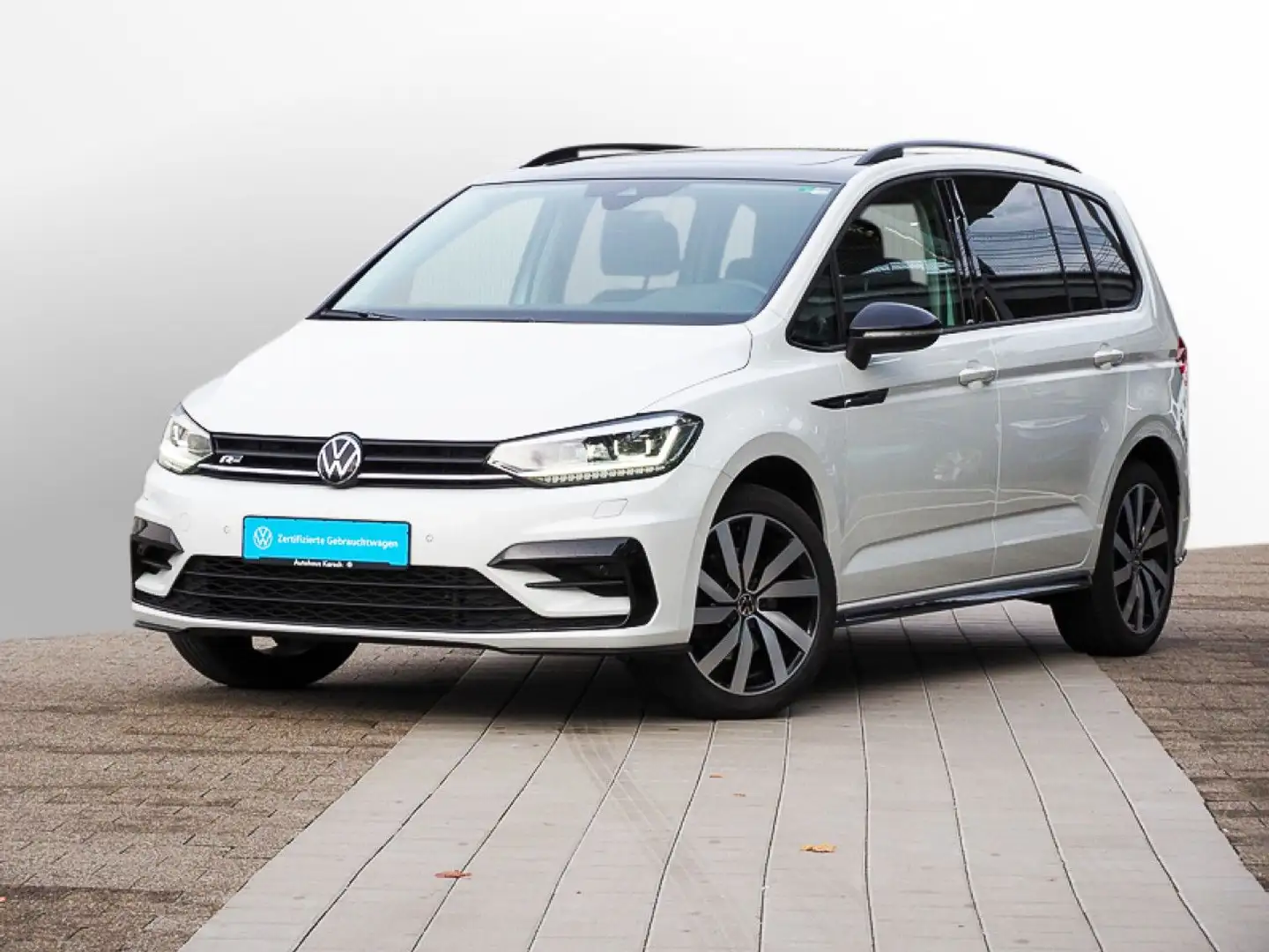 Volkswagen Touran 1.5 TSI DSG Highline  AHK, NAVI, 7-Sitzer Weiß - 2