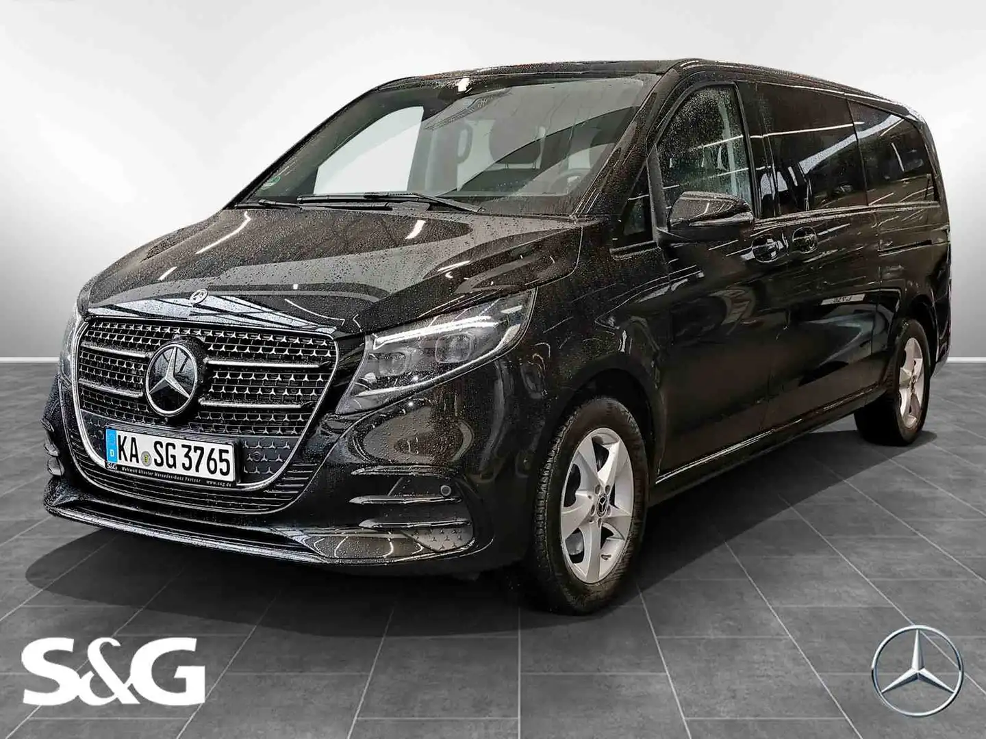 Mercedes-Benz V 300 AVG/E 4x2 AMG Night+MBUX+360°+M-LED+Airmat Schwarz - 1