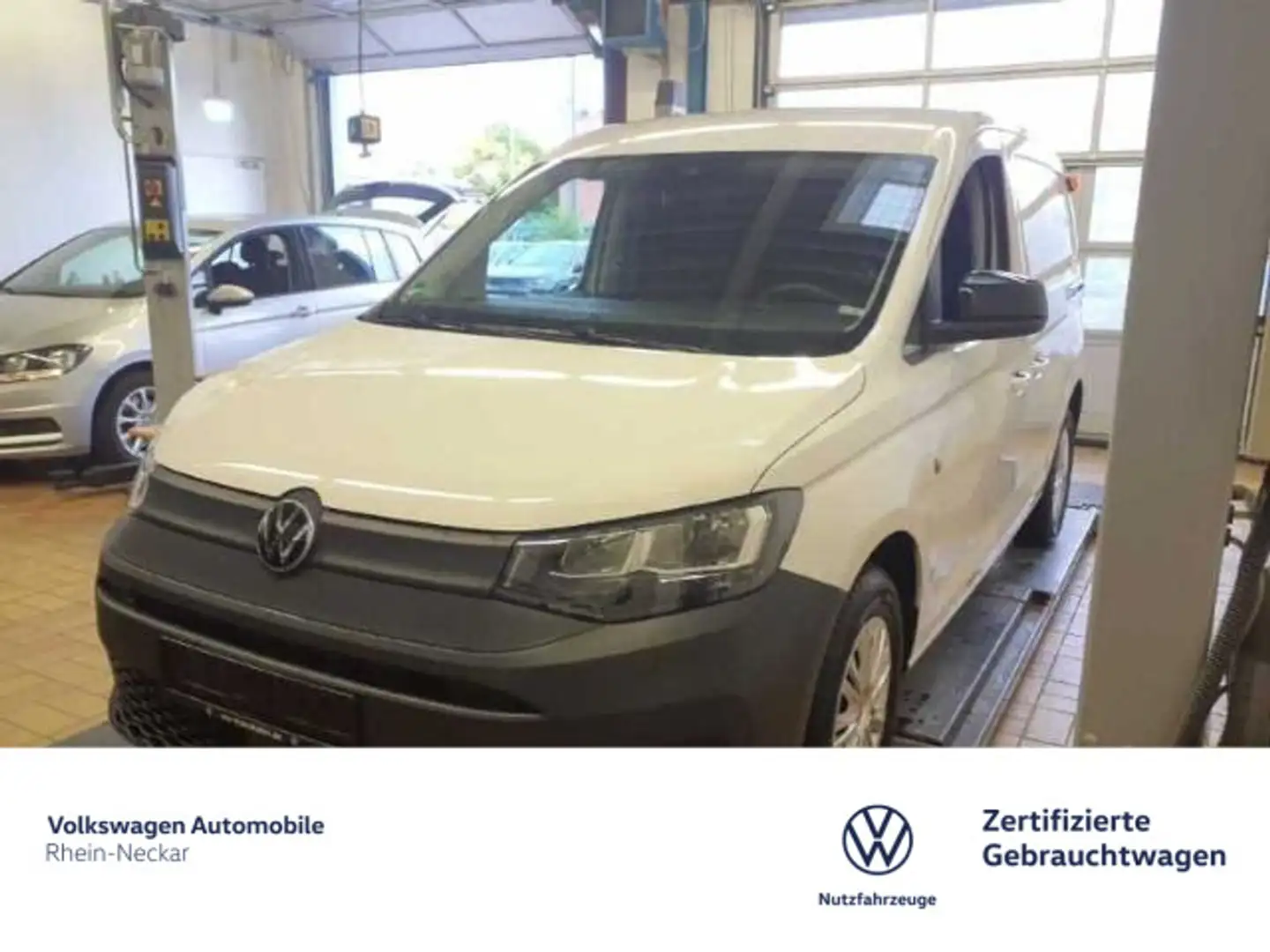 Volkswagen Caddy Cargo Kasten Regaleinbau Navi uvm Weiß - 2