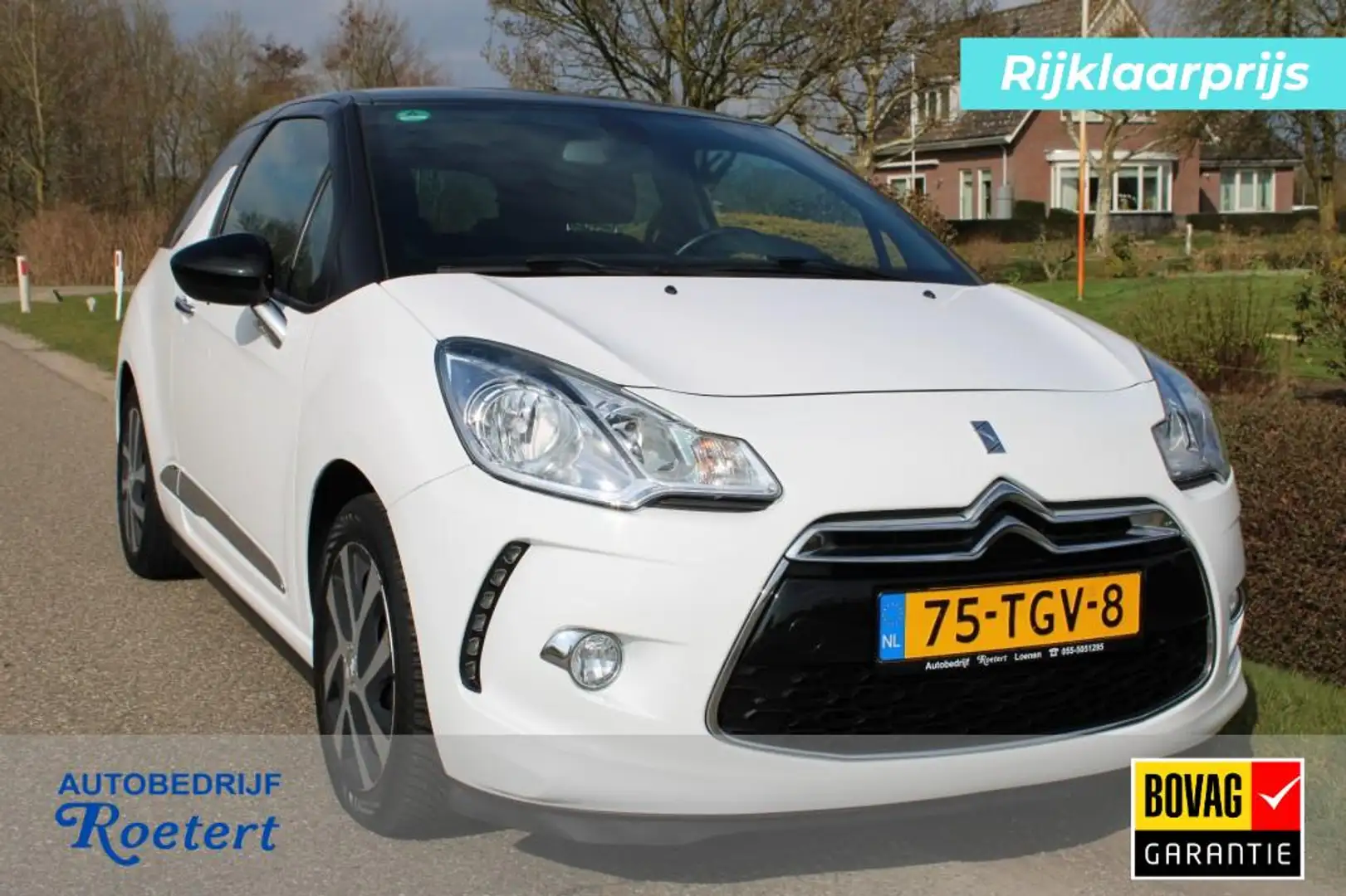Citroen DS3 1.6 E-HDI 92pk So Chic ECC/cruise/navi/PDC/trekhaa Blanco - 1