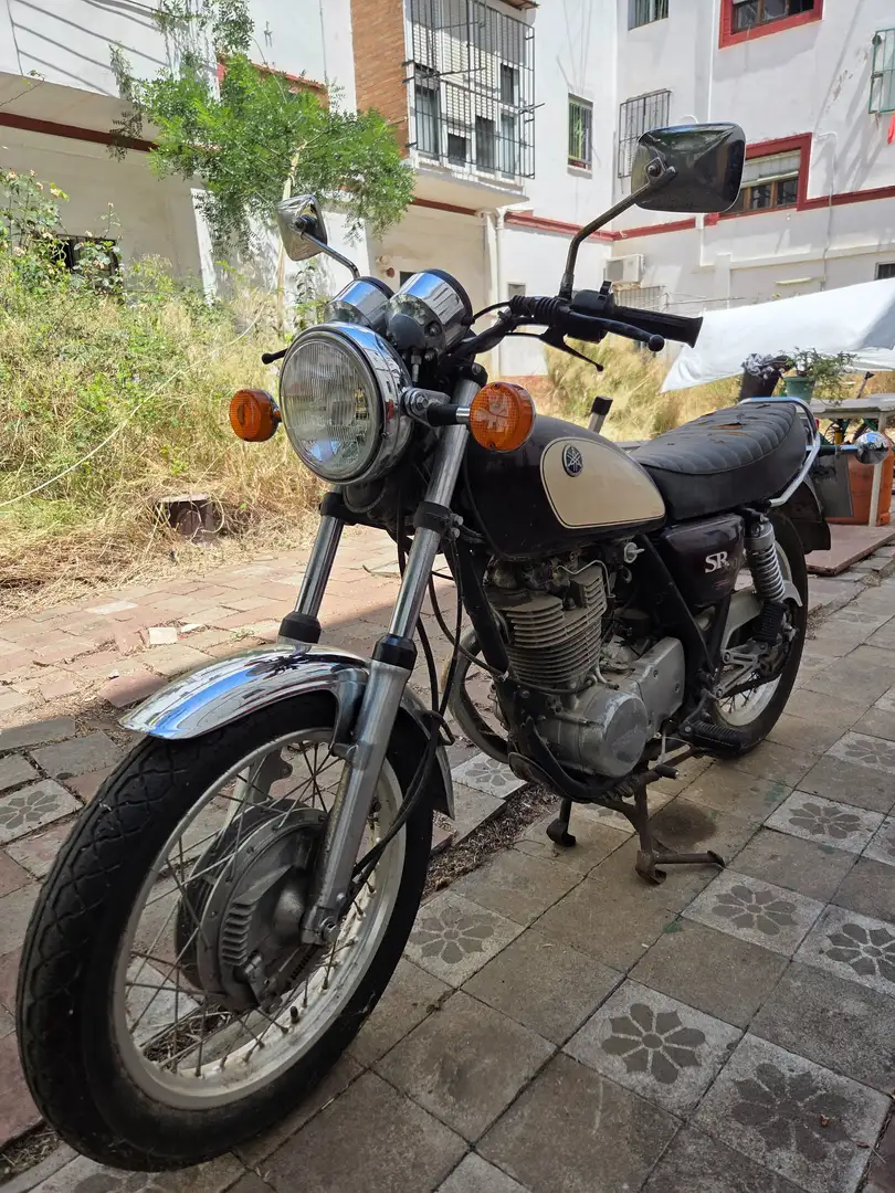 Yamaha SR 500 SR500 Blanc - 2
