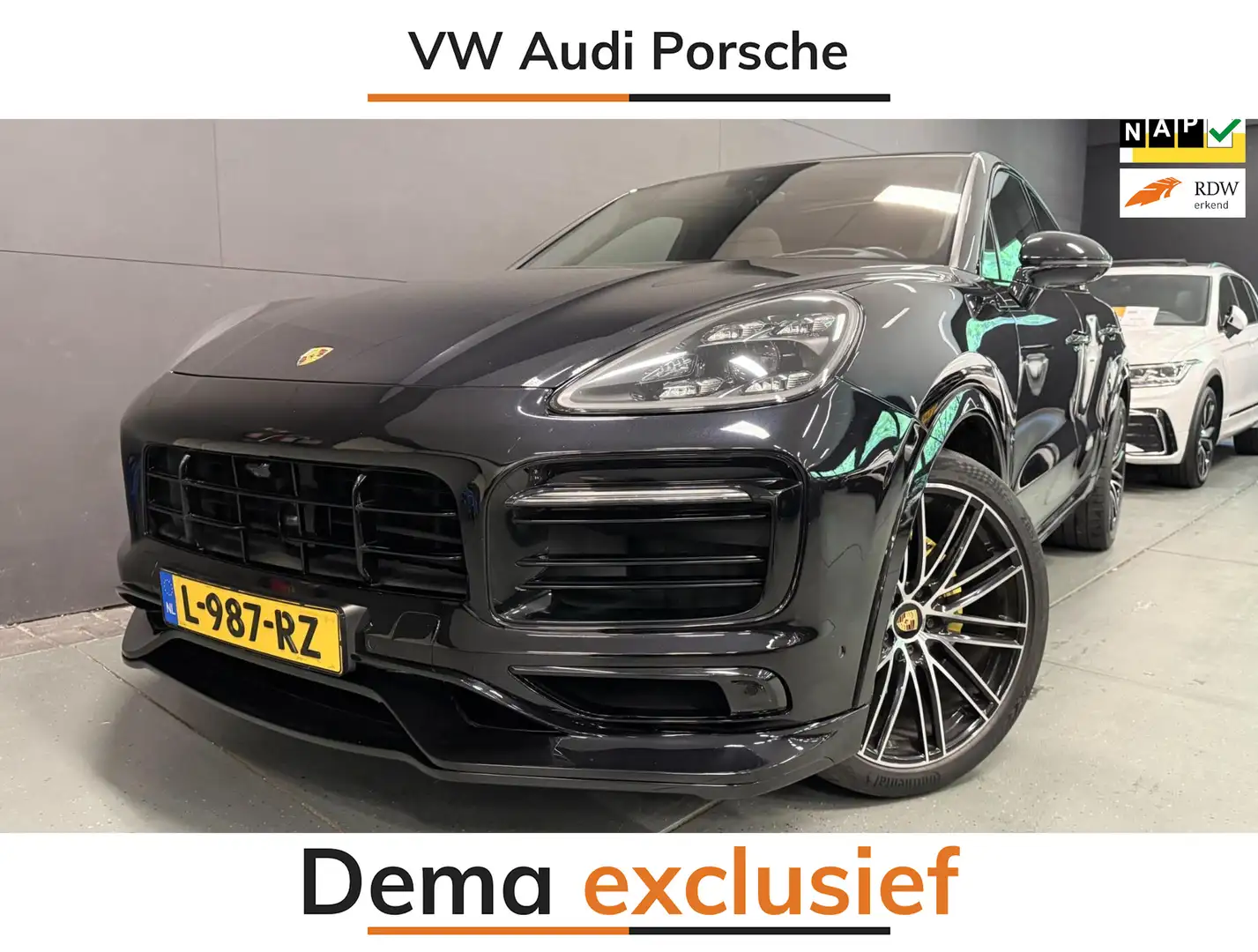 Porsche Cayenne Coupé 3.0 E-Hybrid TECHART FULL-OPTION!!! Zwart - 1