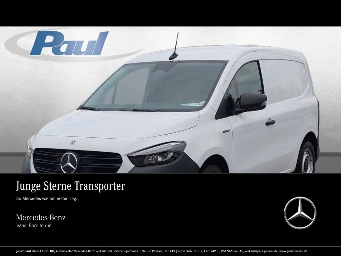 Mercedes-Benz Citan e KA  Kamera+2xSHZ+LED+NSW+L&R+PTS hin Weiß - 1