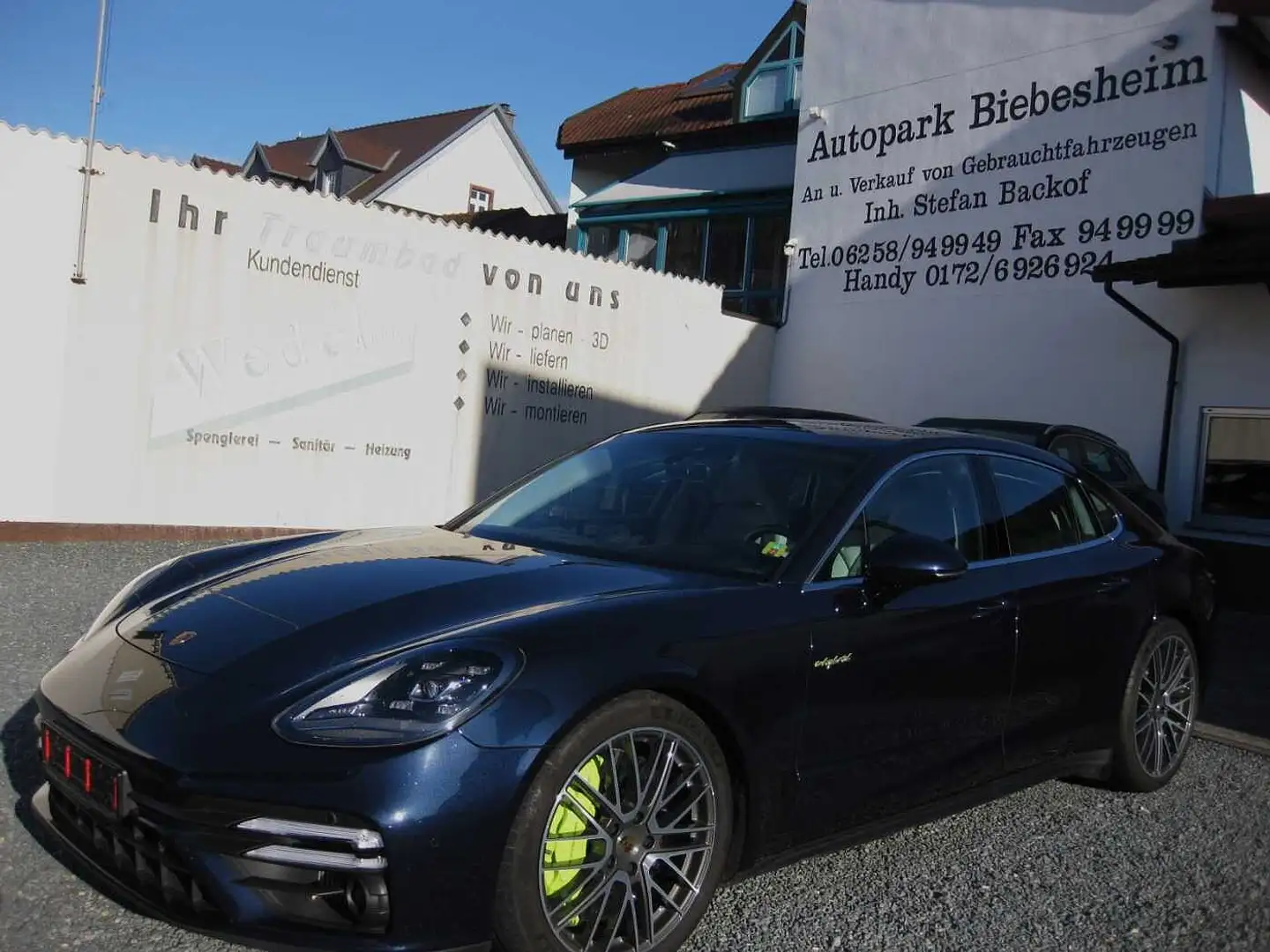 Porsche Panamera Turbo S E Hybrid 1HD dt.Fzg.Top Ausst. Blauw - 1