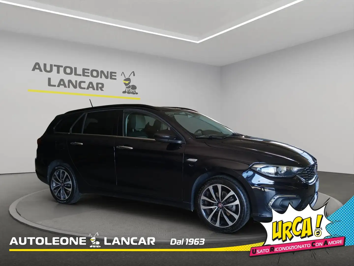 Fiat Tipo SW 1.6 mjt Lounge 120cv 1 PROPRIETARIO Noir - 1
