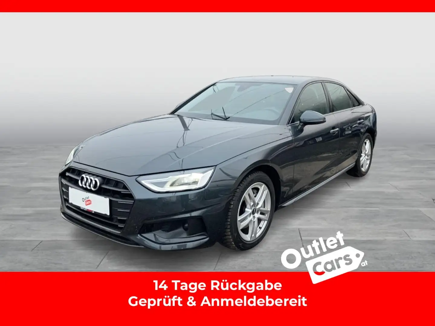 Audi A4 Lim. 40 TDI Adv. Aut. LED+NAV+RFK+DIGITALTACHO Grau - 1