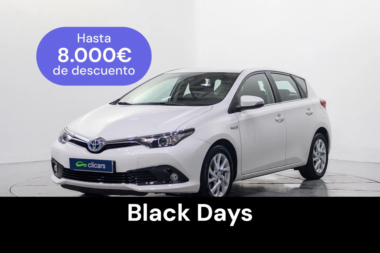 Toyota Auris hybrid 140H Active Blanc - 1