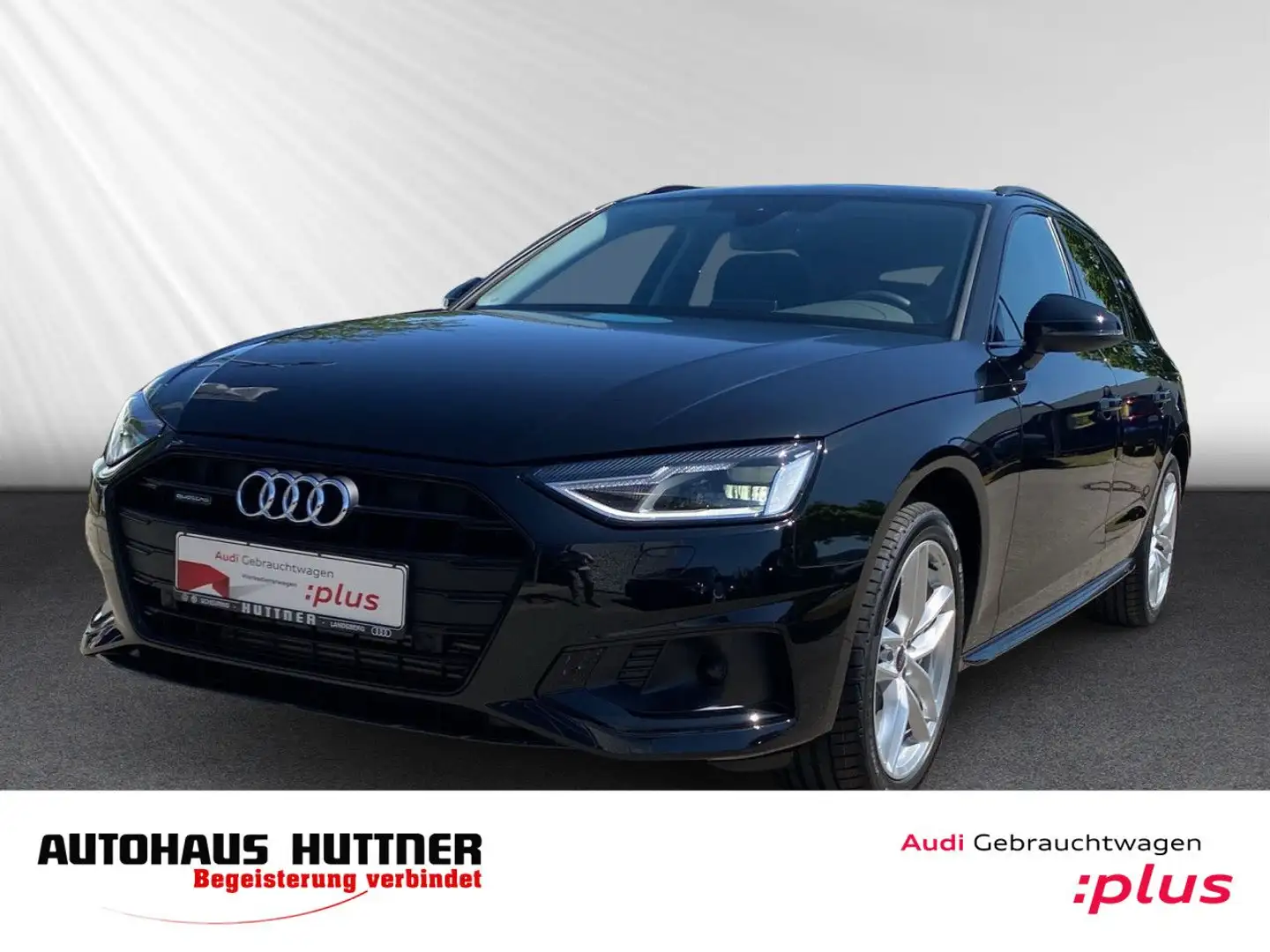 Audi A4 Avant 40 TFSI quattro adv. S tr. AHK ACC eGD Zwart - 1