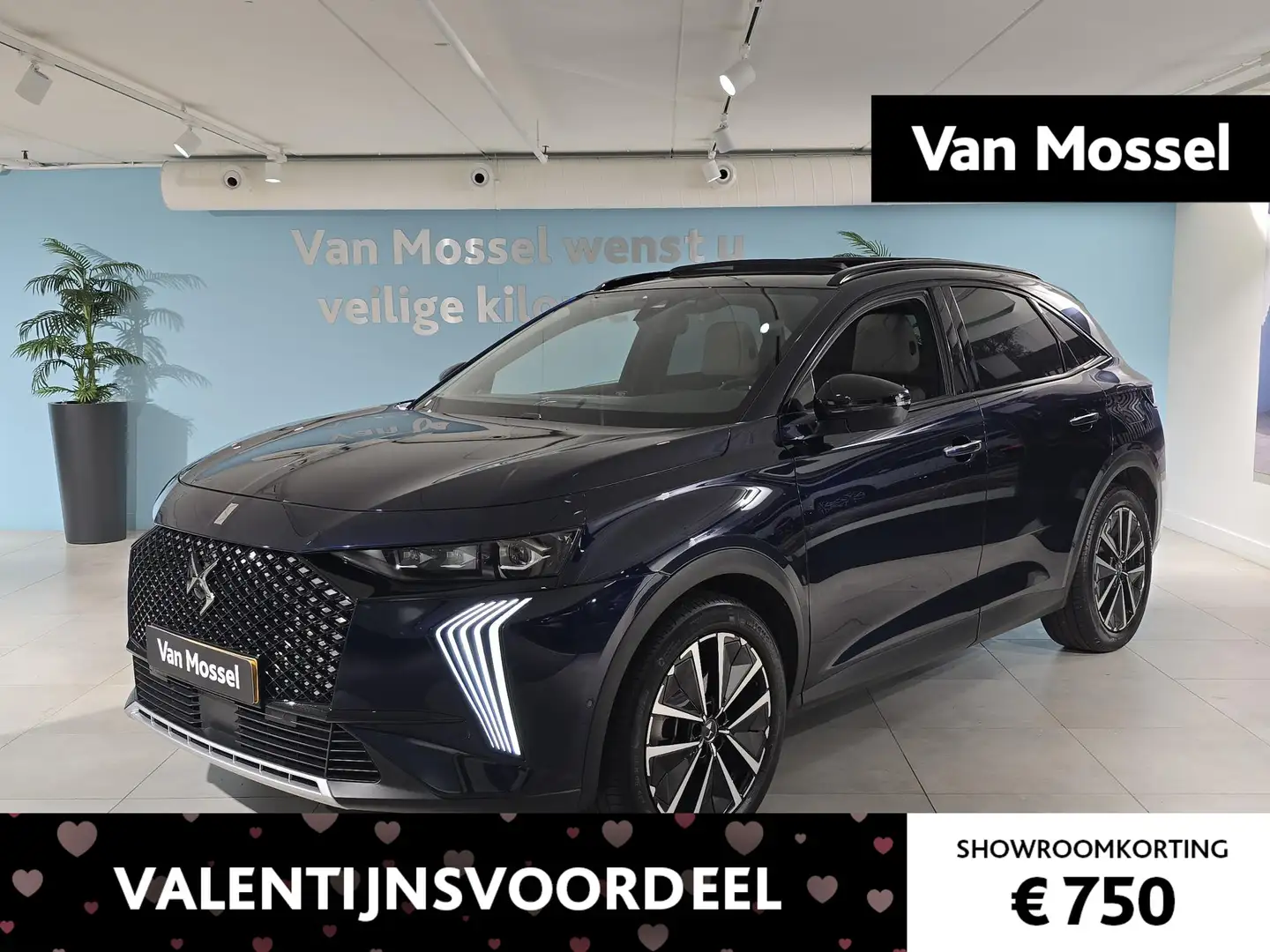 DS Automobiles DS 7 E-Tense 225 Opéra SCHUIFDAK | LEDER | EL.KLEP | TR Bleu - 1