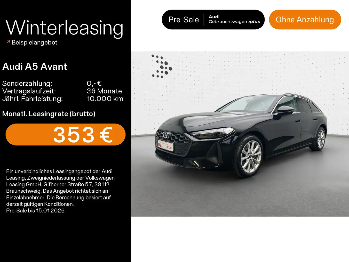 Audi A5 40 TDI S tro*B&O*HUD*LED*Virtual*Navi+* Schwarz - 1