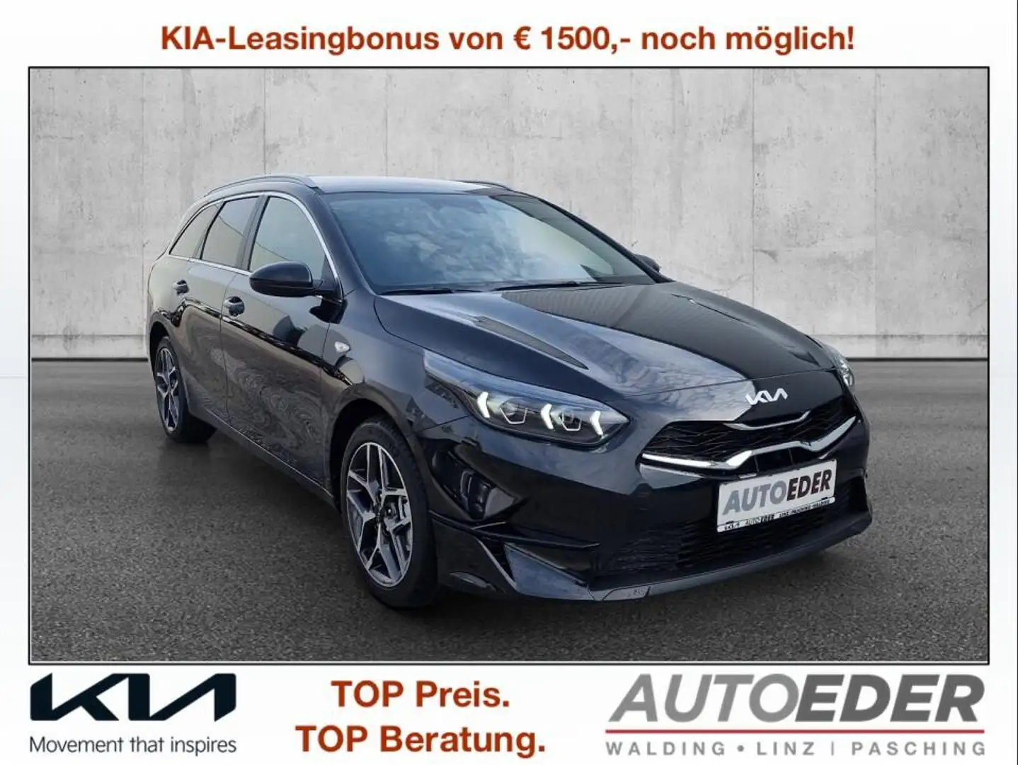 Kia Ceed SW / cee'd SW ceed SW 1,0 T-GDI GPF ISG Silber Schwarz - 1