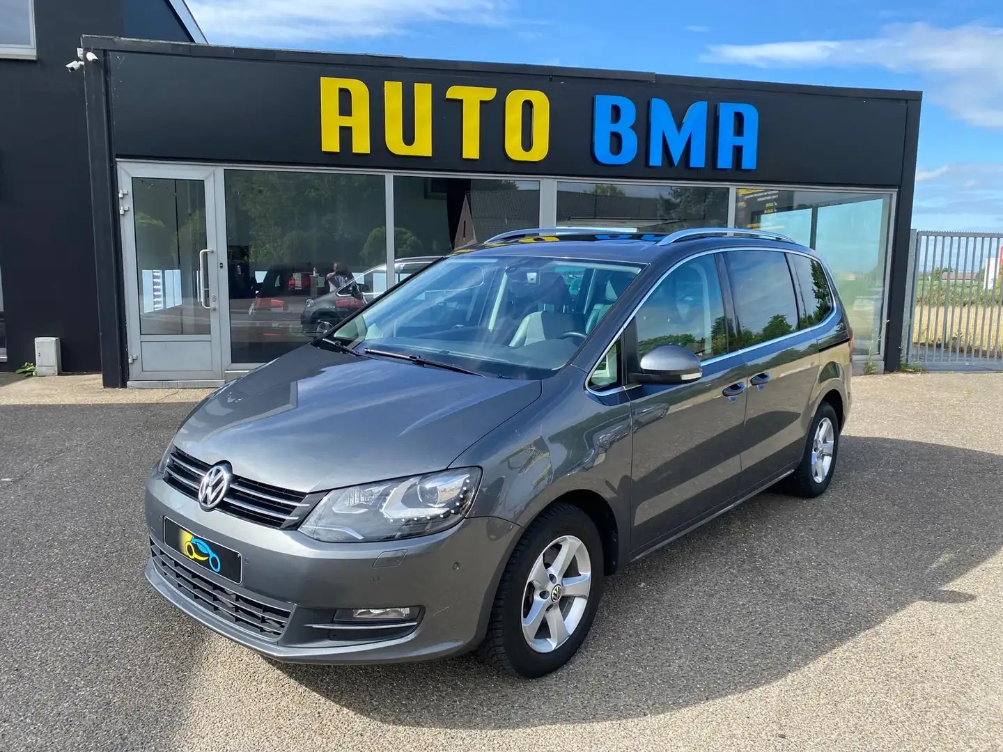 Volkswagen Sharan Sharan 2.0 CR TDi Highline BMT DSG / 7 PLAATS Grijs - 1