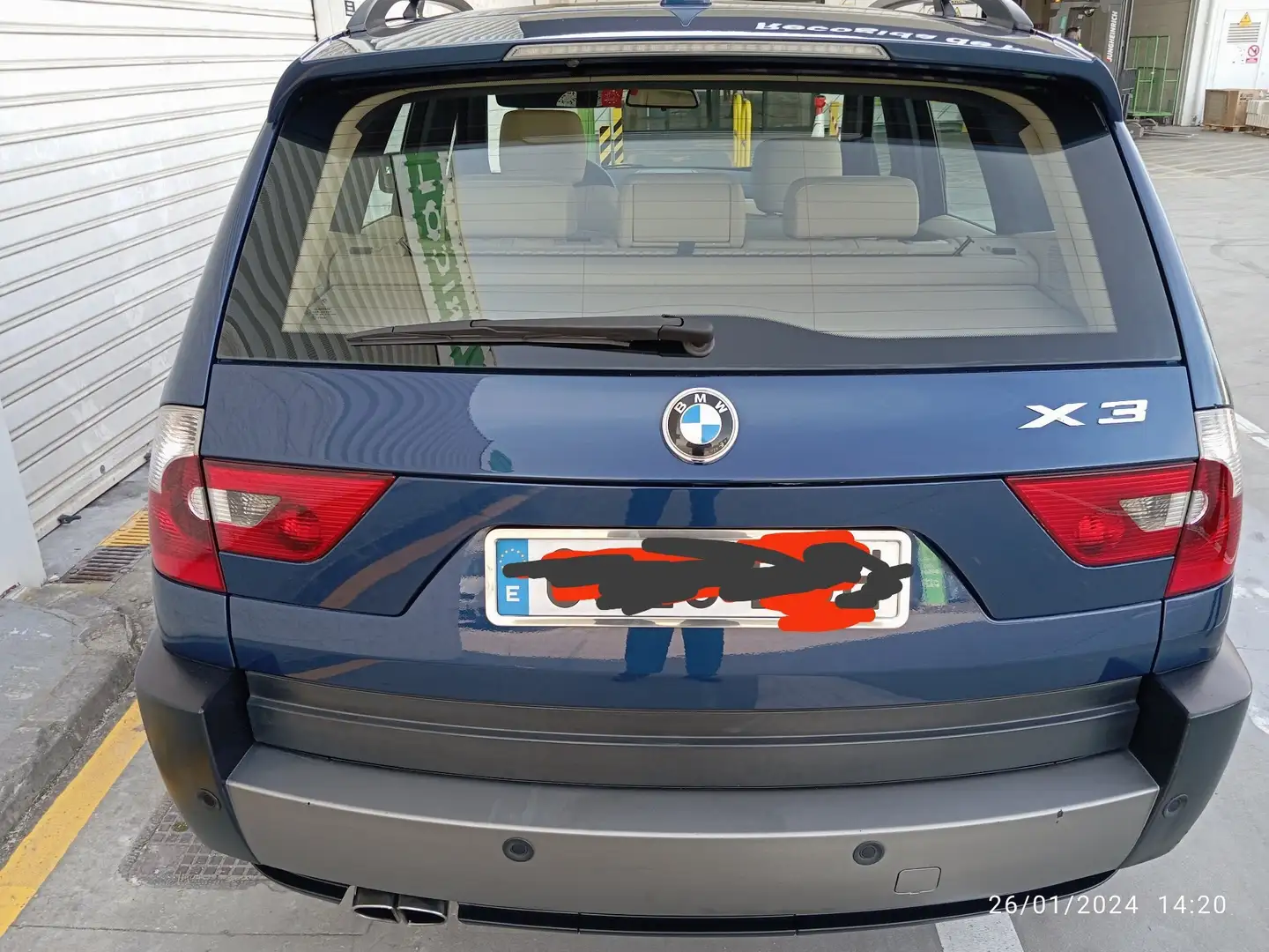 BMW X3 3.0d Aut. 218 Modrá - 2