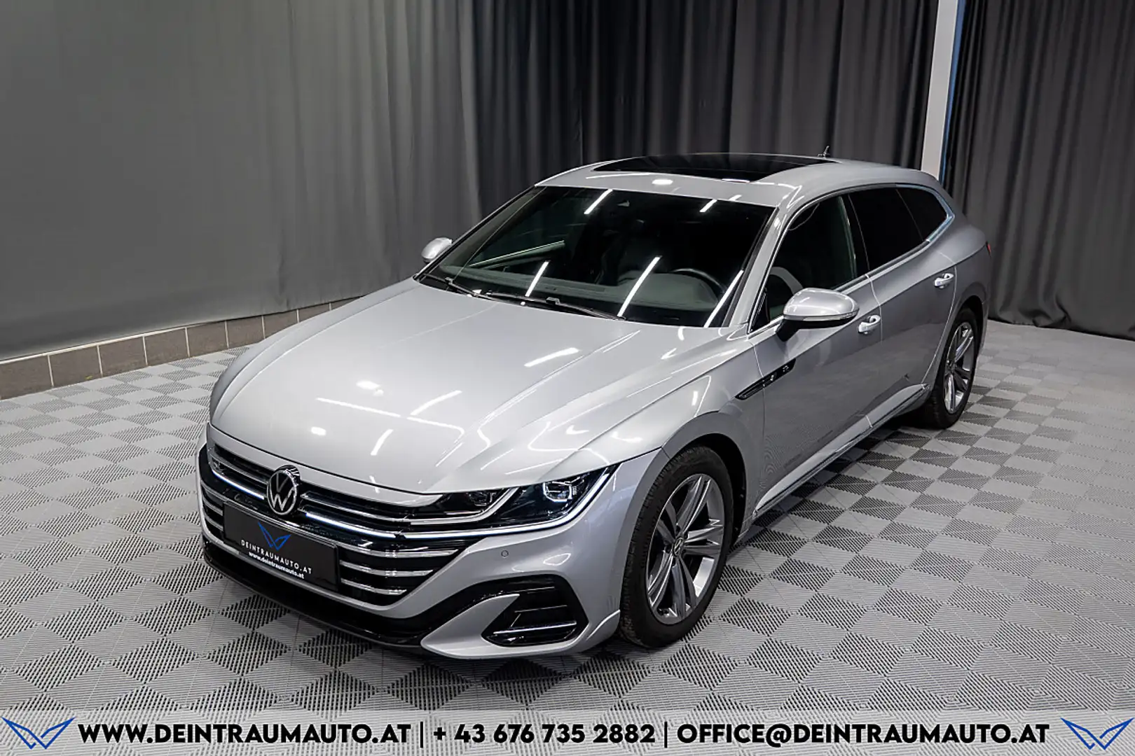 Volkswagen Arteon SB R-Line 2,0 TDI DSG*PANO*SPORTSITZE*AHK*R-KAM... Silber - 2