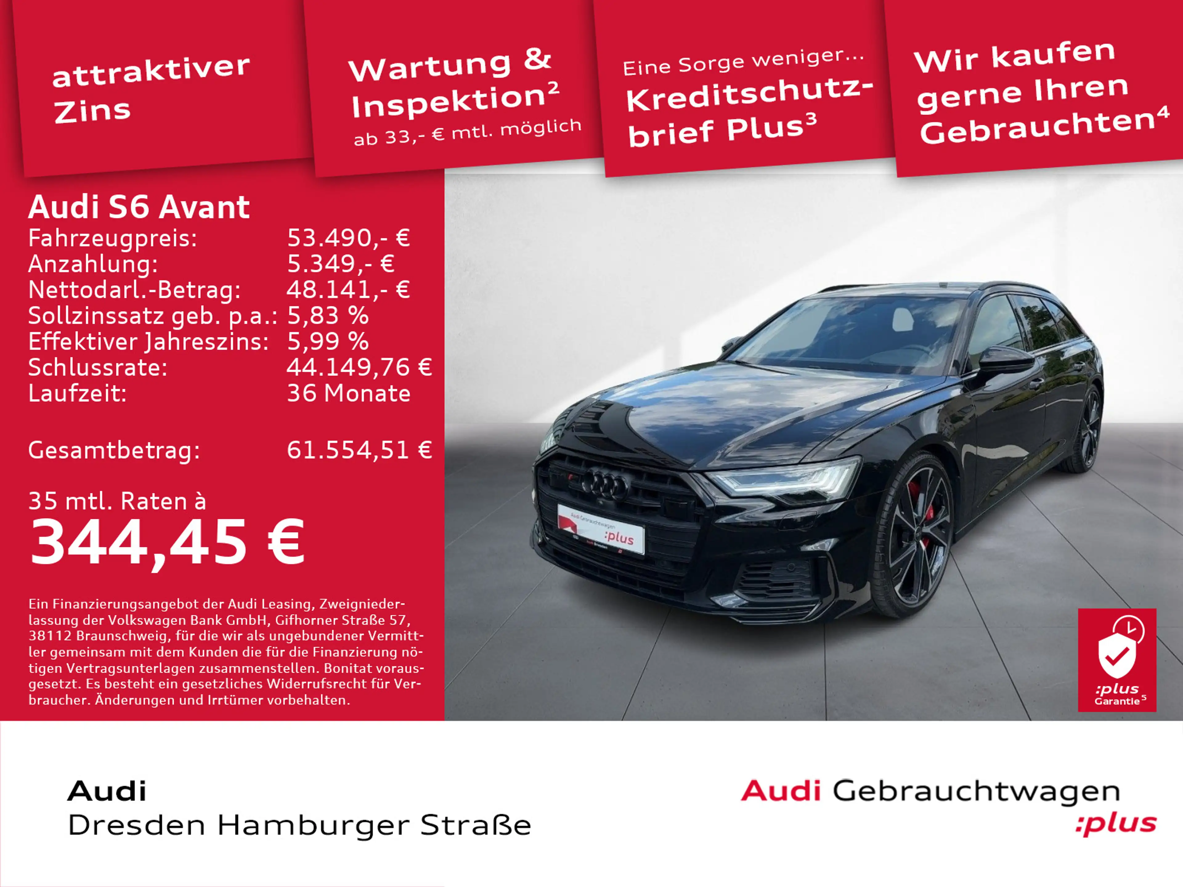 Audi S6 tiptronic Head-up B&O Pano AHZV — photo 2