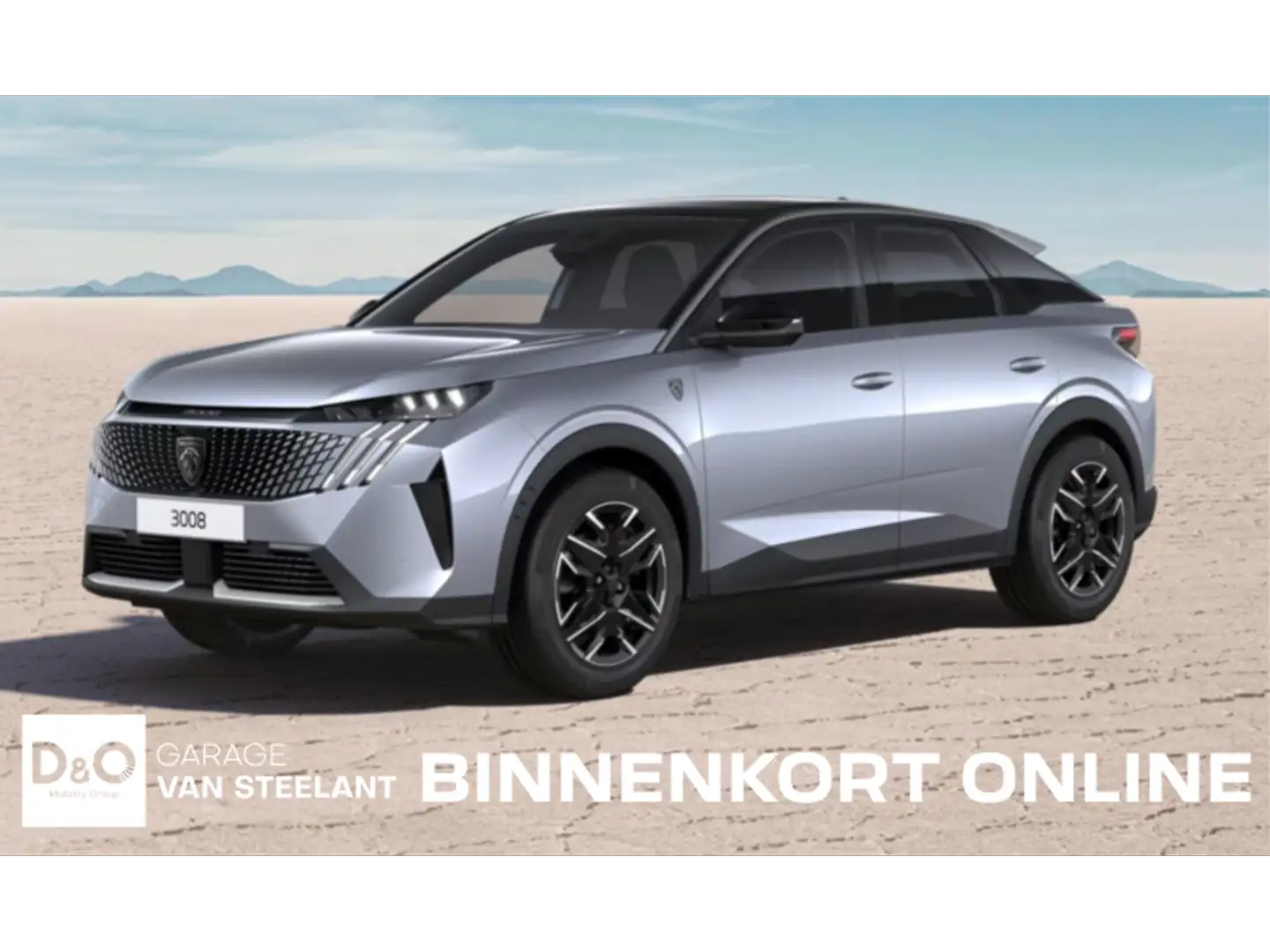 Peugeot 3008 GT-I-COCKPIT-NAV-CAM-CRUISE.C Grijs - 1