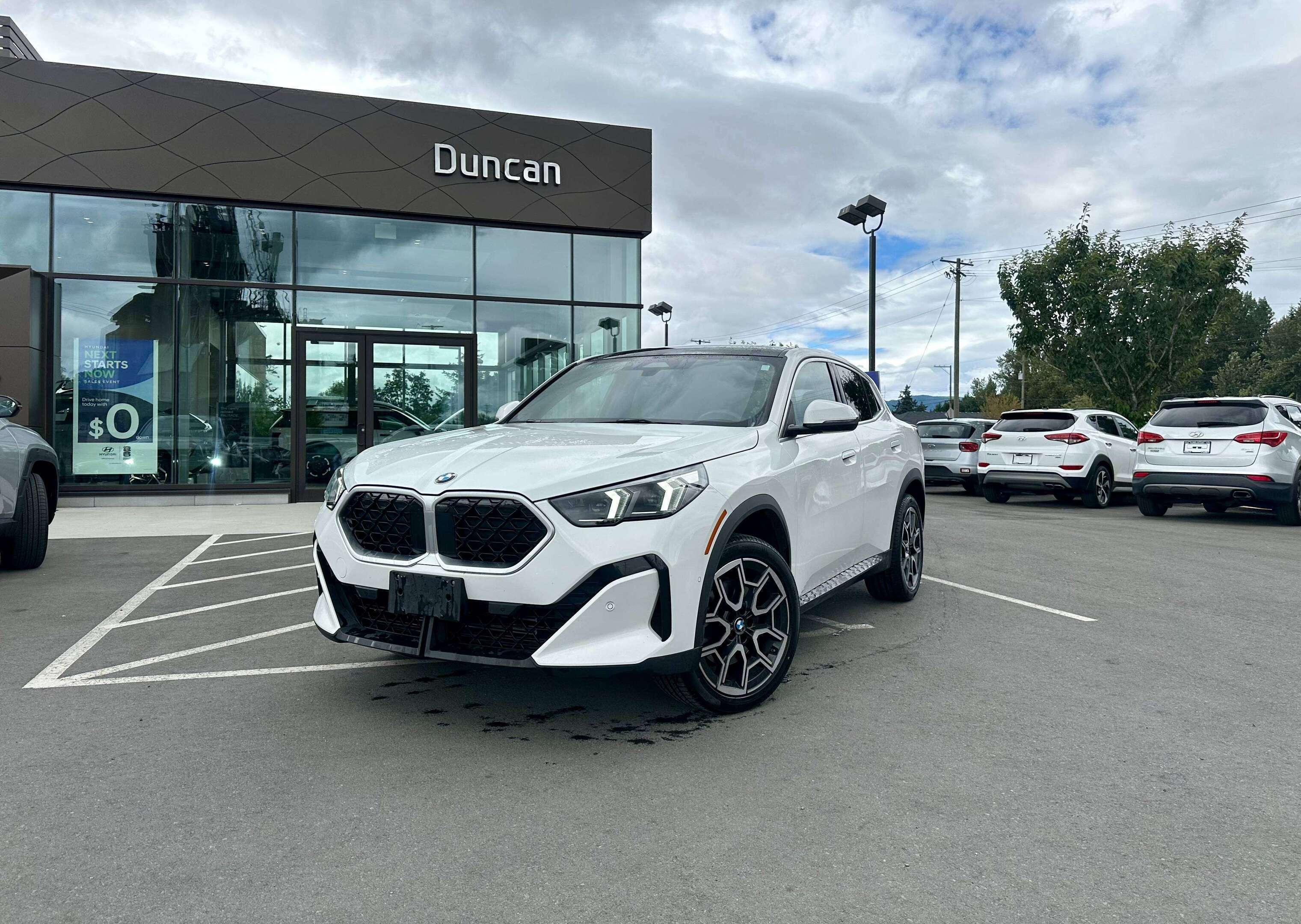 White 2025 BMW X2 SUV / Crossover All-Wheel Drive 7-Speed Automatic