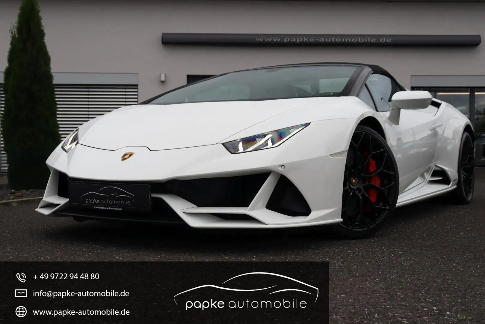 Lamborghini Huracán EVO Spyder AWD ++LIFT+SENSONUM+DEUTSCH++ Weiß - 1