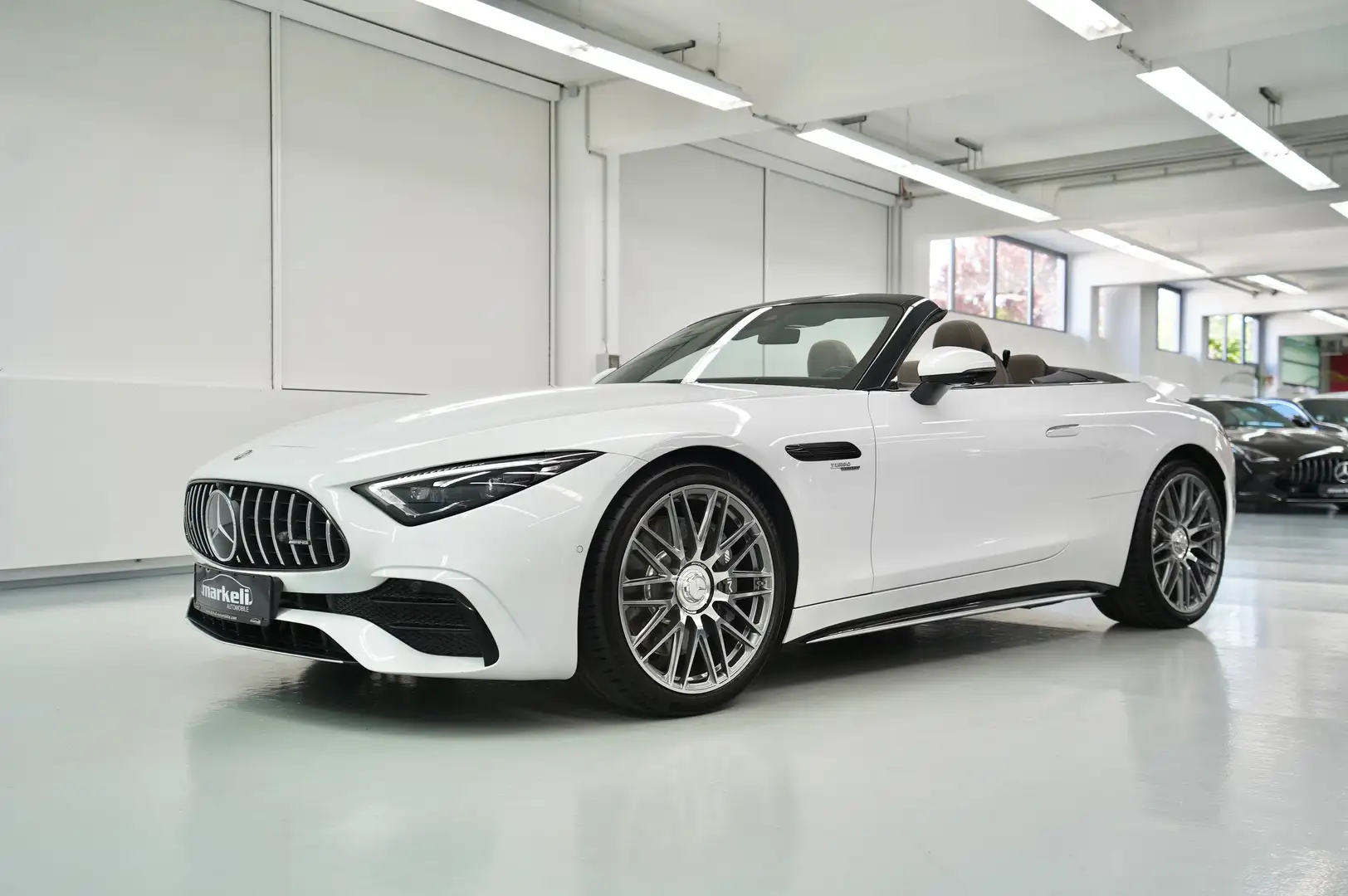 Mercedes-Benz SL 43 AMG AMG 21" ZOLL ! MANUFAKTUR LEDER & BRIGHT ! Blanco - 1