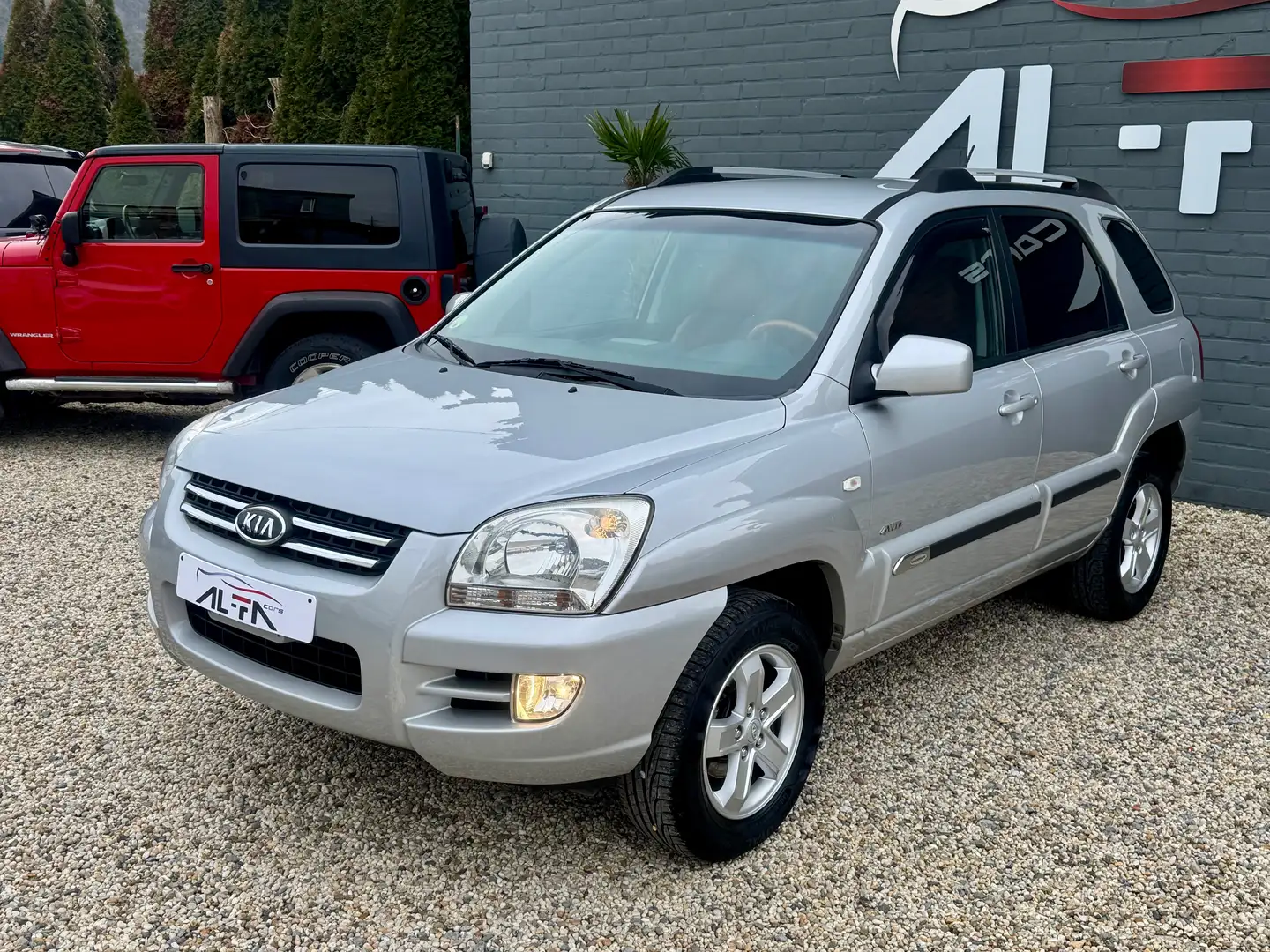 Kia Sportage 2.7i V6 4x4**BOITE-AUTO**CLIM DIG.**CT ✅ Gris - 1