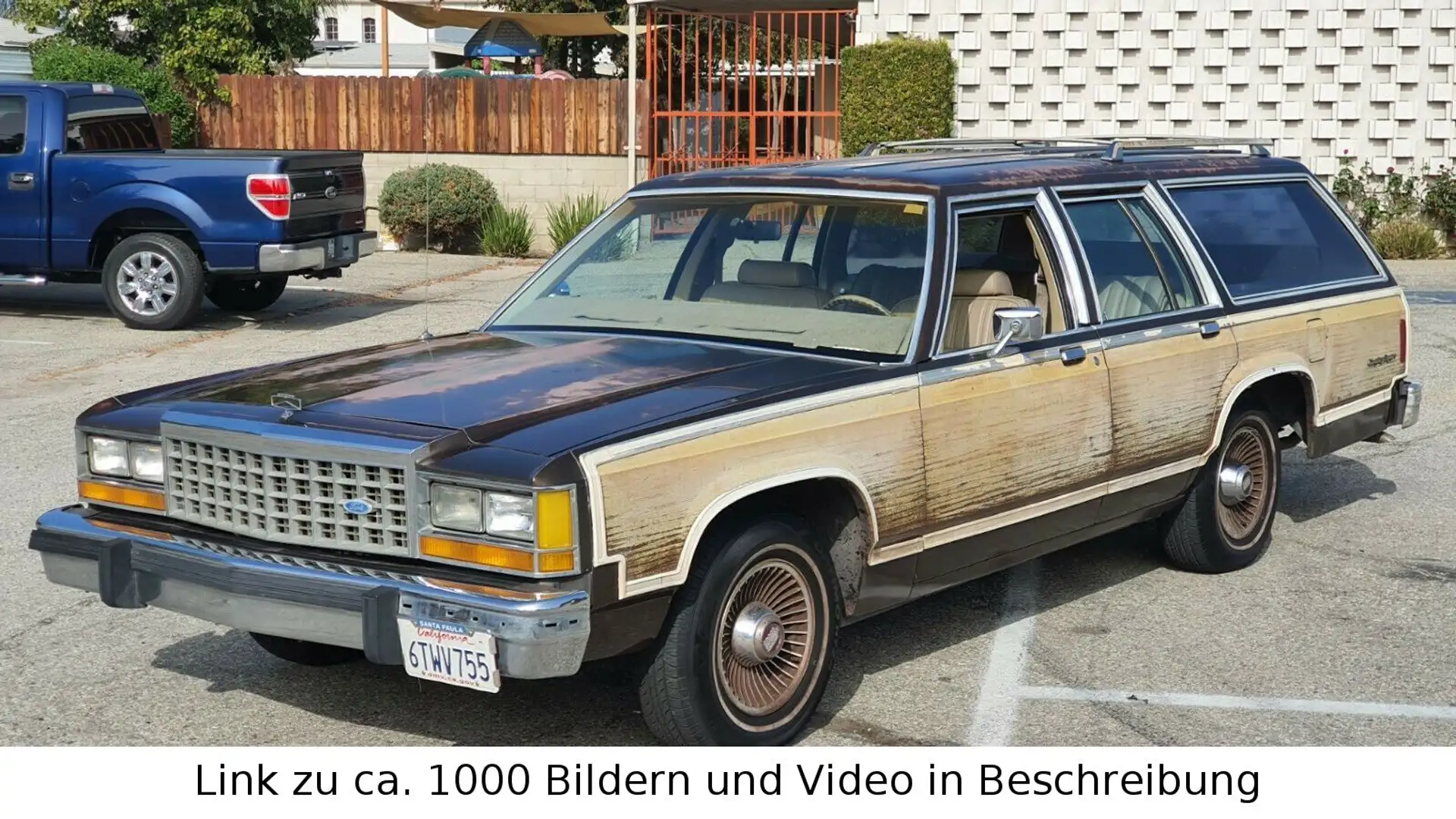 Ford Crown LTD Country Squire Woody Station Wagon Tüv u. H Коричневий - 1