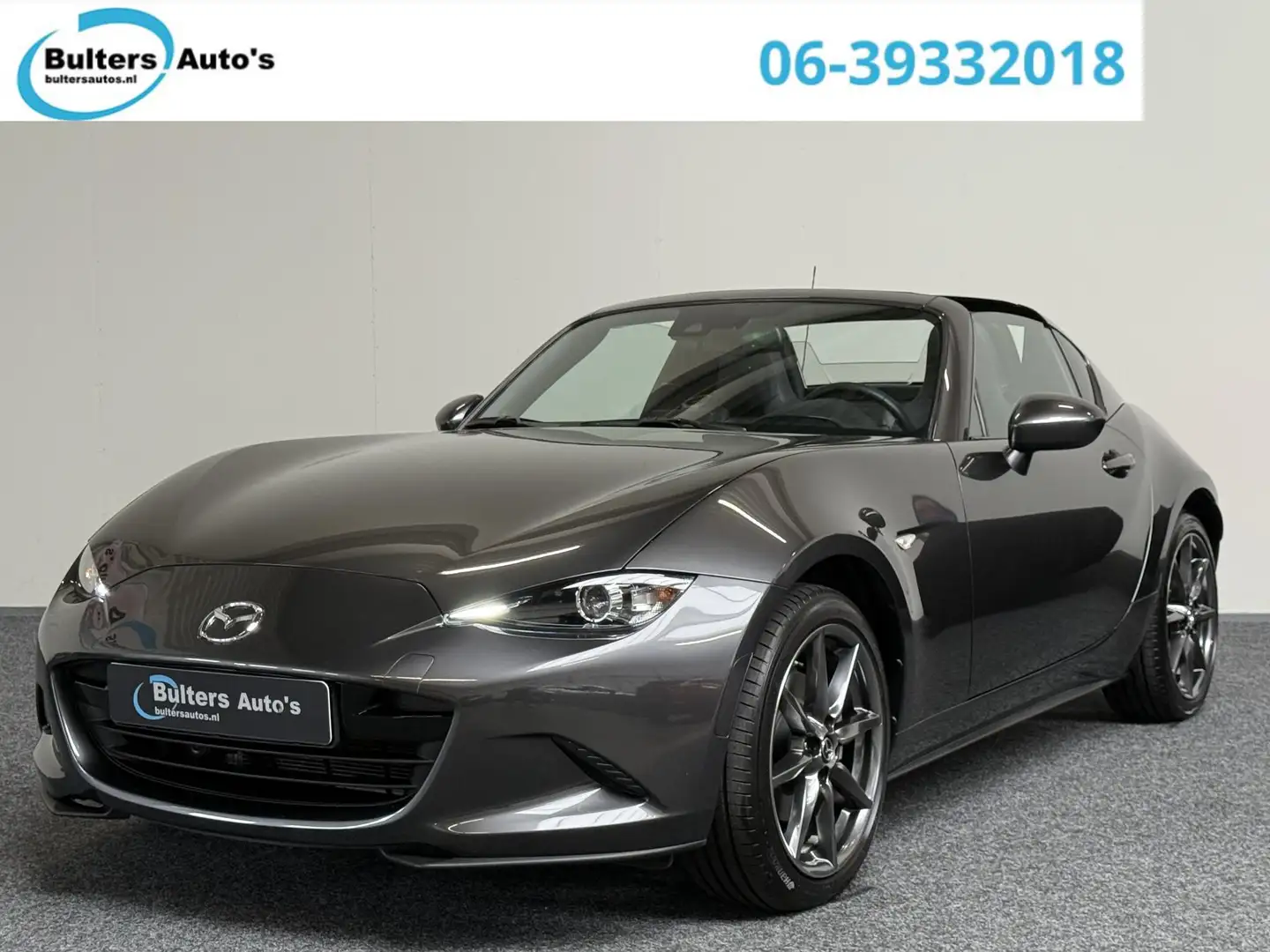 Mazda MX-5 RF 2.0 SkyActiv-G 184 GT-M | CARPLAY | LEDER | CAM Grijs - 1