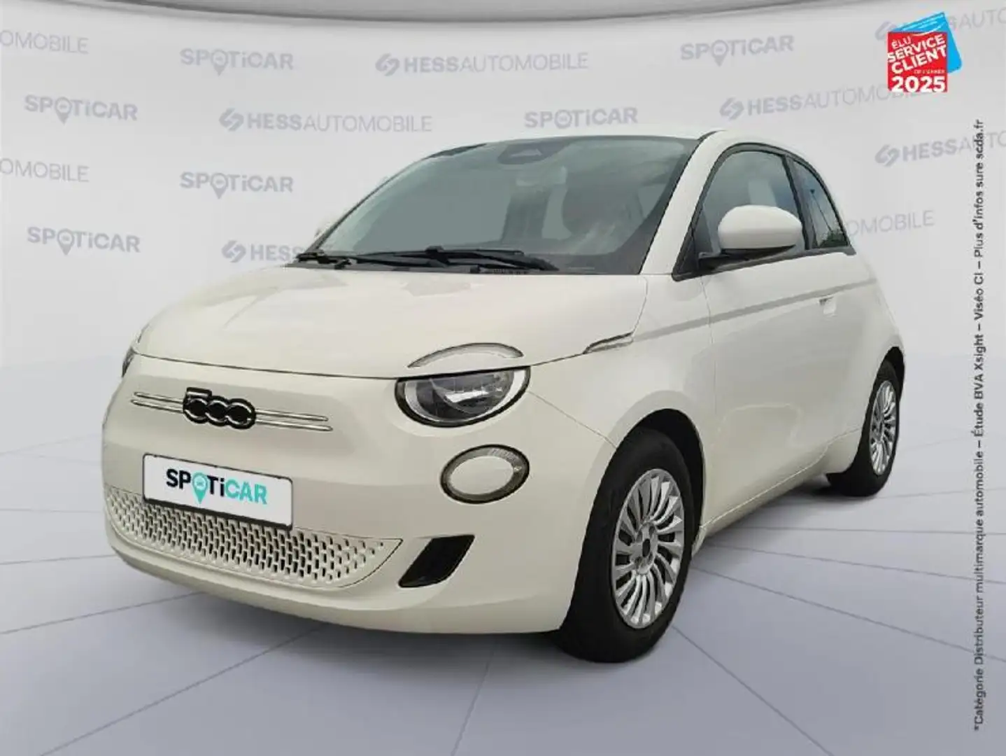 Fiat 500e e 95ch Action Plus Blanc - 1