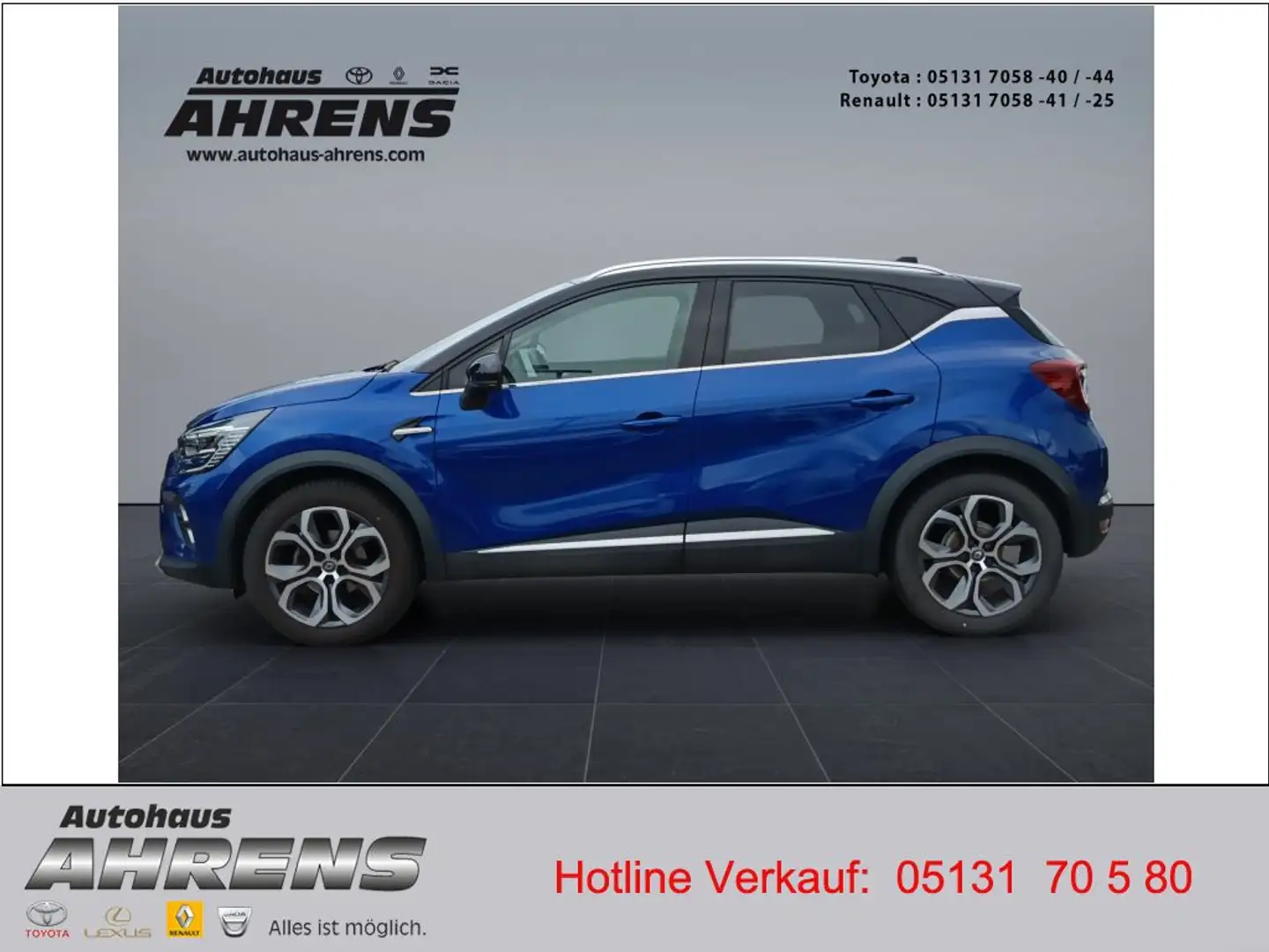 Renault Captur TCe130 EDITION ONE NAVI Toter Winkel Warner Blu/Azzurro - 2