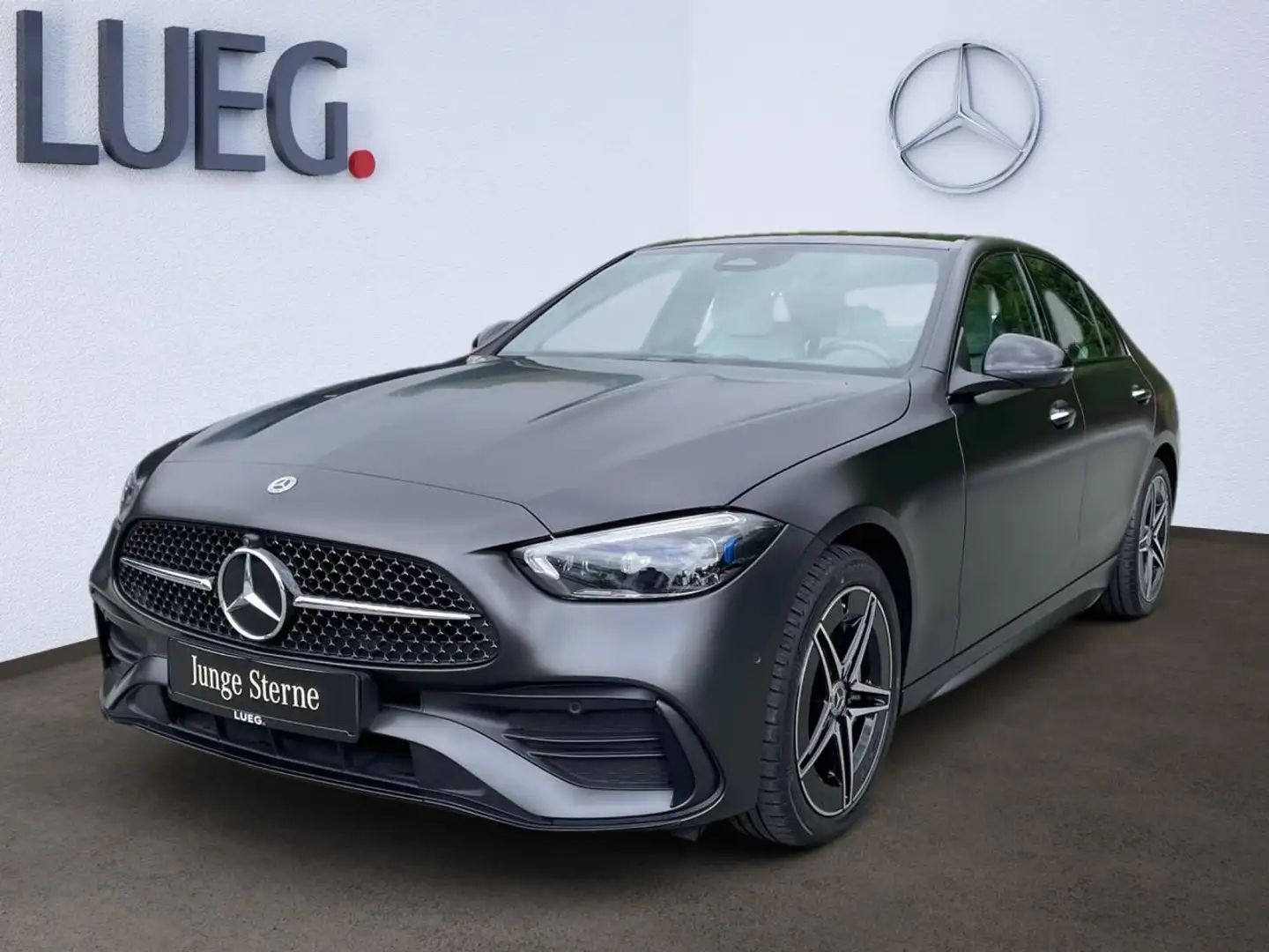 Mercedes-Benz C 200 d AMG-ADVANCED+PANODACH+STANDHZG+NIGHT+AHK Grau - 1