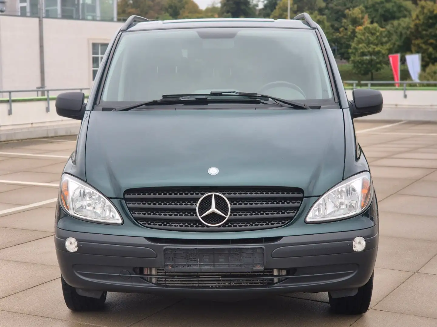 Mercedes-Benz Vito Kombi 115 CDI lang Aus 1-Hd.Service+TÜV Neu Grün - 2