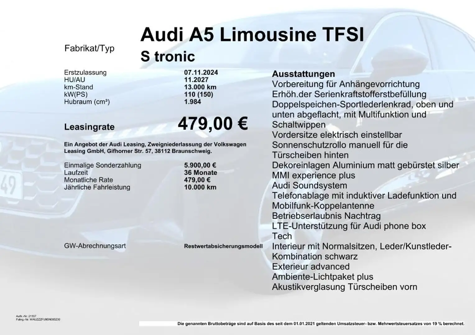 Audi Sonstige TFSI 110 kW S tronic Schwarz - 2
