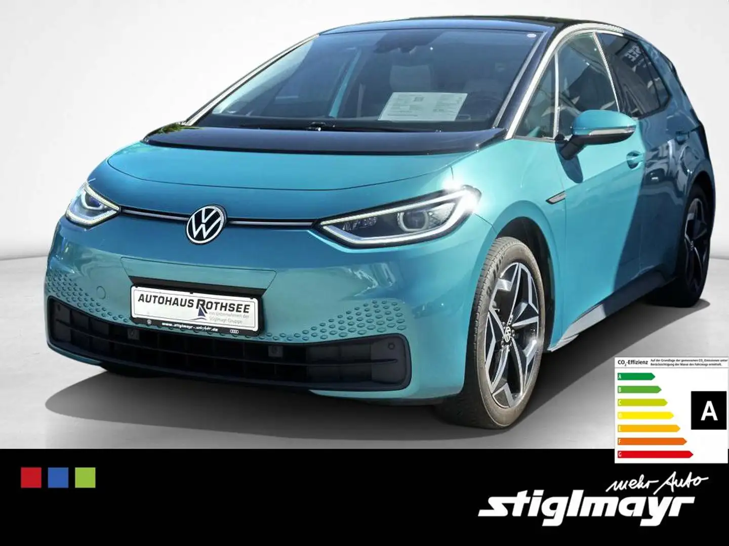 Volkswagen ID.3 Pro electric HUD+IQ-LIGHT+NAVI+Alu-19` Bleu - 1