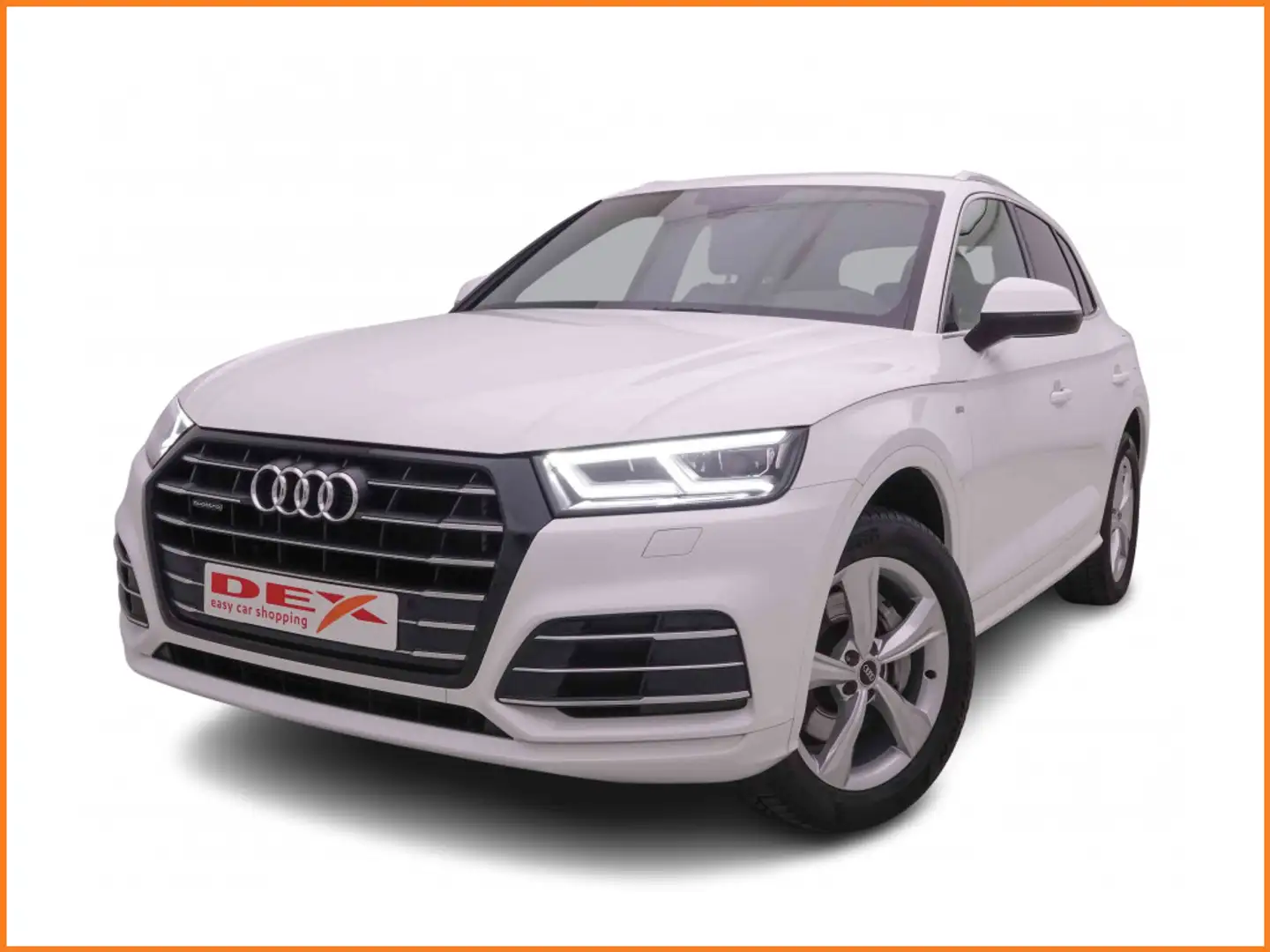 Audi Q5 55 TFSie 367 Quattro S-Line + Navi MMI + LED + Cam Blanc - 1