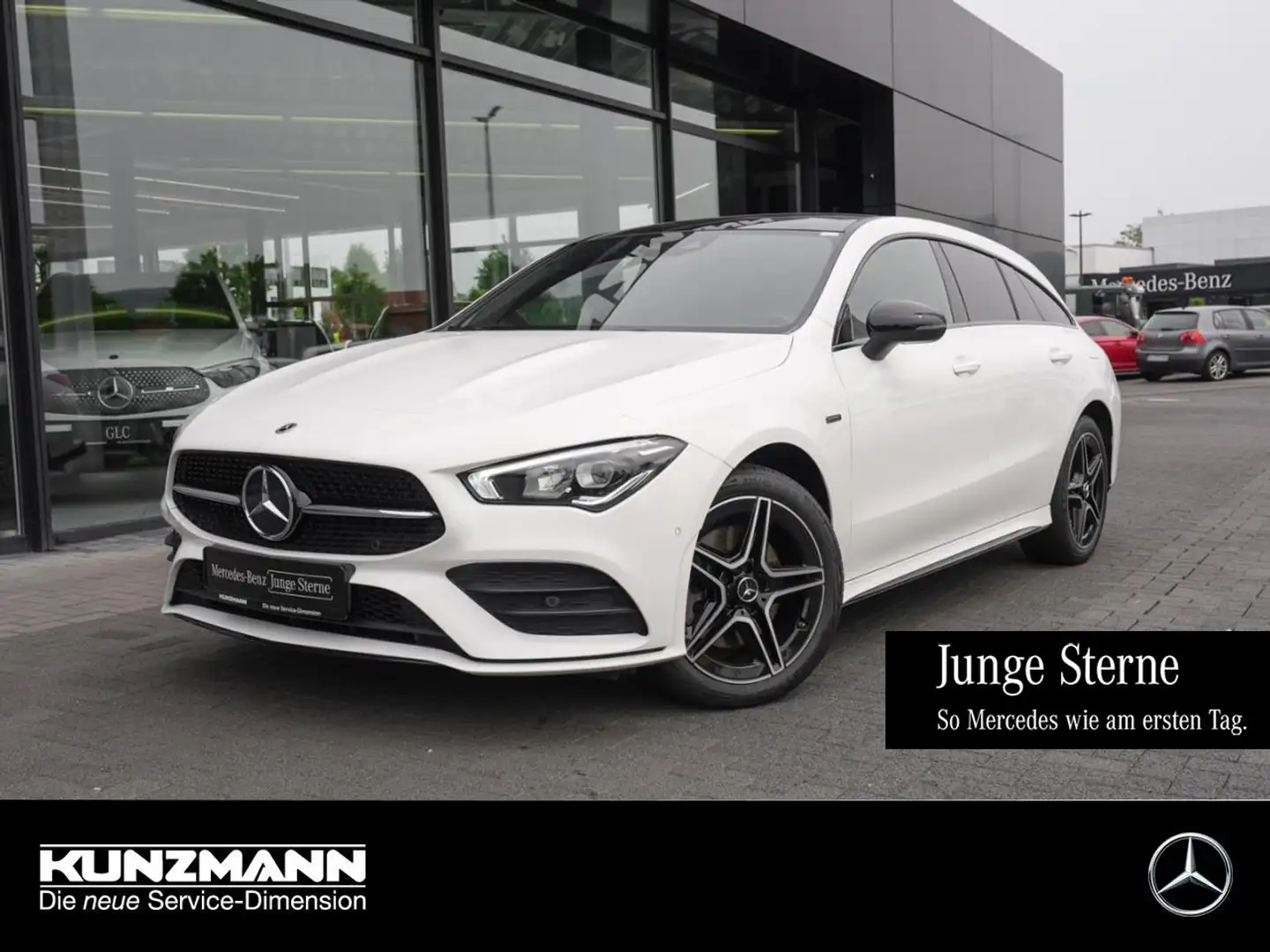 Mercedes-Benz CLA 250 e SB AMG Night EDITION2020 Panorama AHK Blanco - 1