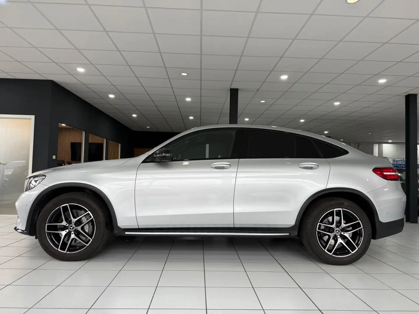 Mercedes-Benz GLC 350 d Coupe 4M *AMG*BURM*STHZ*DISTR+*ILS*H-UP Argintiu - 2