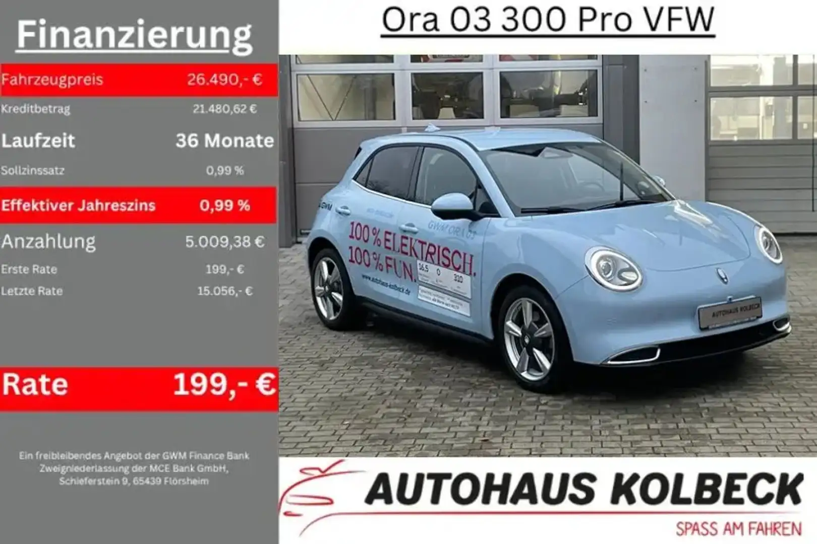 GWM ORA 03 300 Pro Blau - 2