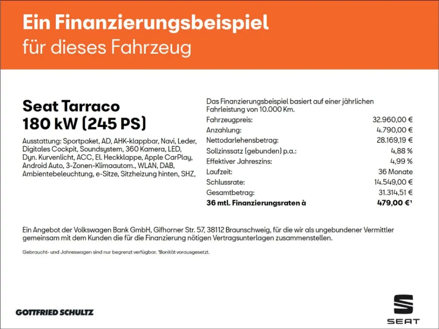 SEAT Tarraco FR 4Drive TSI DSG LED AHK Navi R-Kamera Weiß - 2