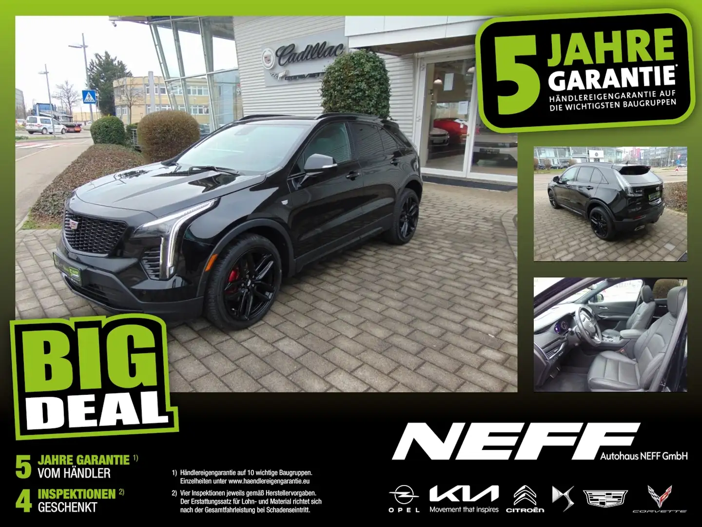 Cadillac XT4 Sport 2.0 Turbo AHK+LED+Navi+SHZ+Winterp. Schwarz - 1