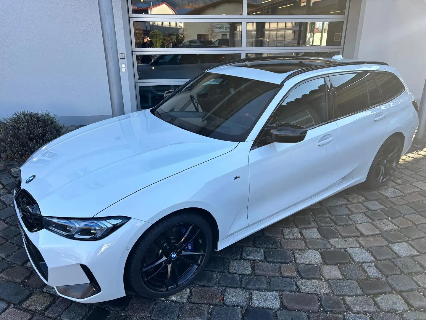 BMW 340 xDrive|Pano|DriAss|PA+|AHK|HUD|KeyLess|19 Blanc - 2