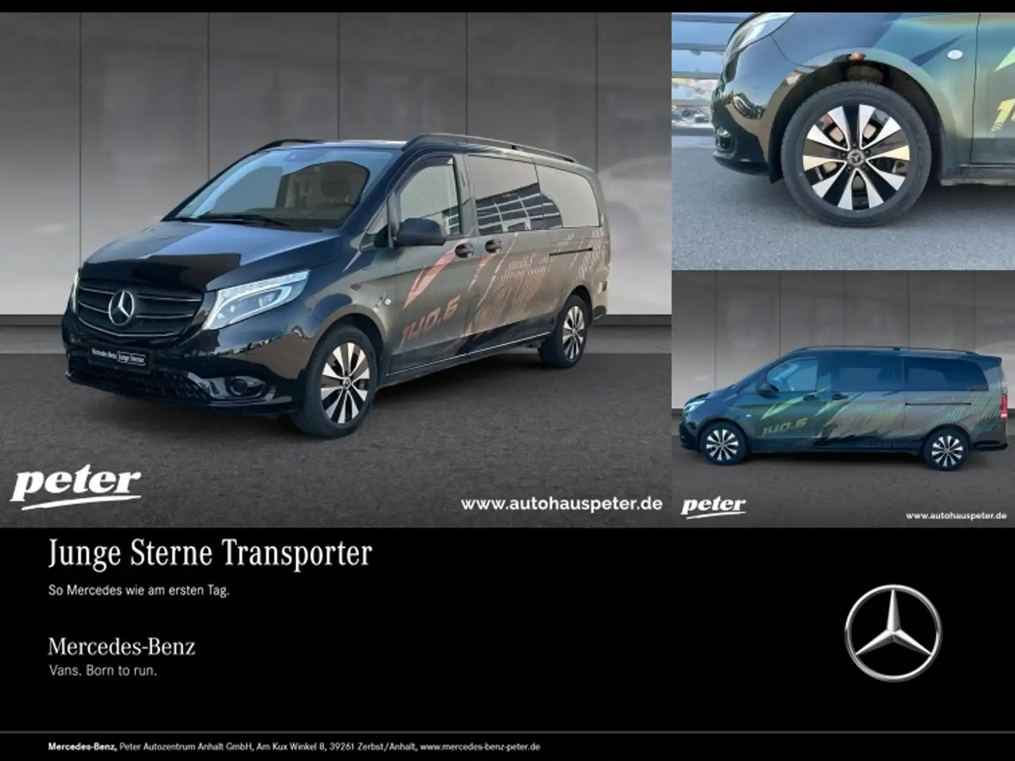 Mercedes-Benz Vito 119 CDI Mixto Extralang 9GT+LED+STHZG+AHK Noir - 1