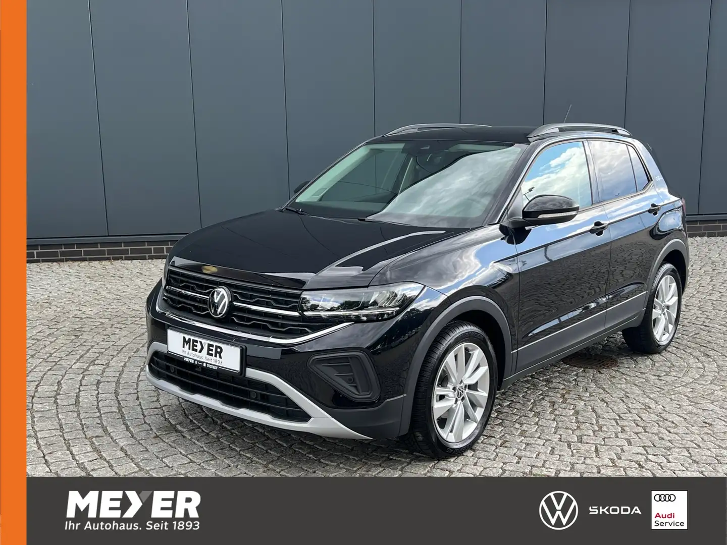 Volkswagen T-Cross GOAL 1.0 TSI DSG *AHK, LED, App-Connect, 17'-LM* Schwarz - 1