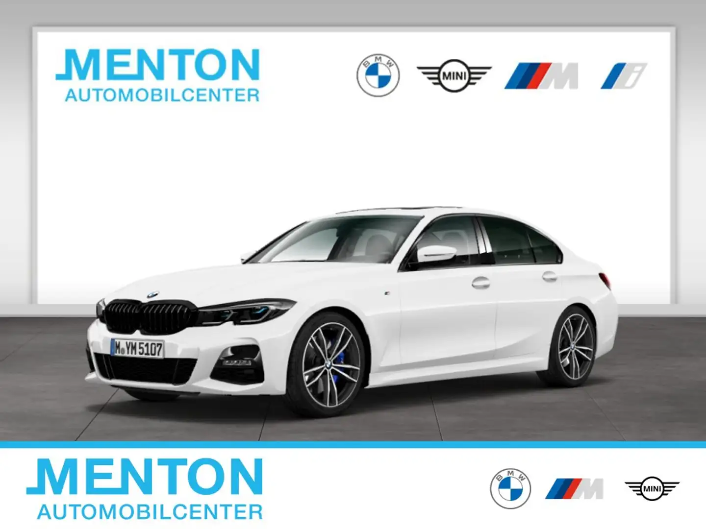BMW 330 i xDrive M Sport HiFi DAB WLAN GSD Tempomat Weiß - 1