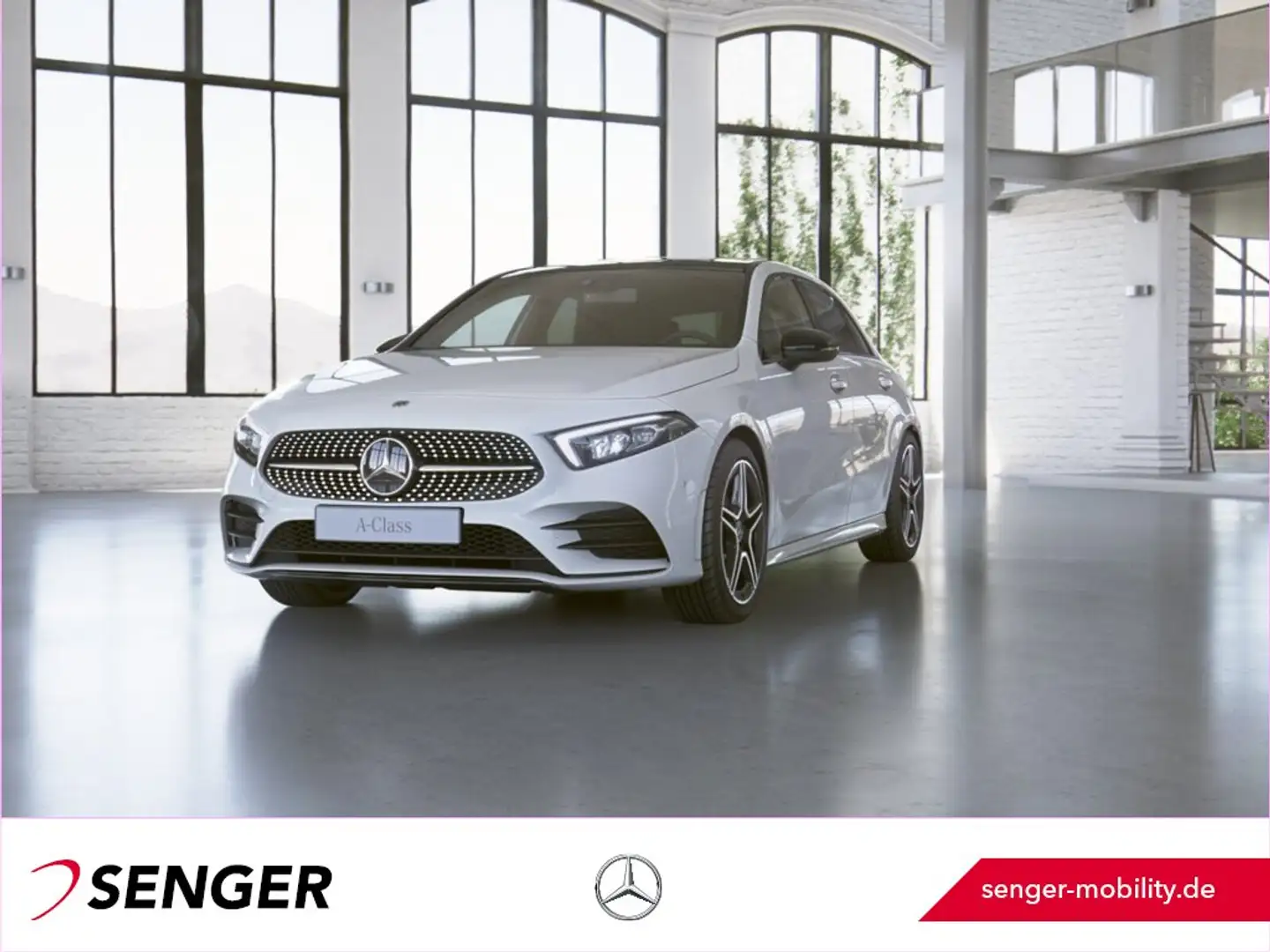 Mercedes-Benz A 250 e AMG Night Panorama Rückfahrkamera LED Weiß - 1