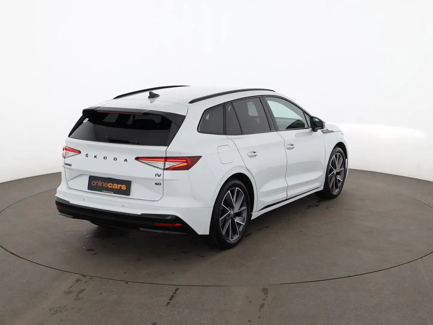 Skoda Enyaq 60 Sportline 62kWh Aut MATRIX RADAR NAVI Weiß - 2